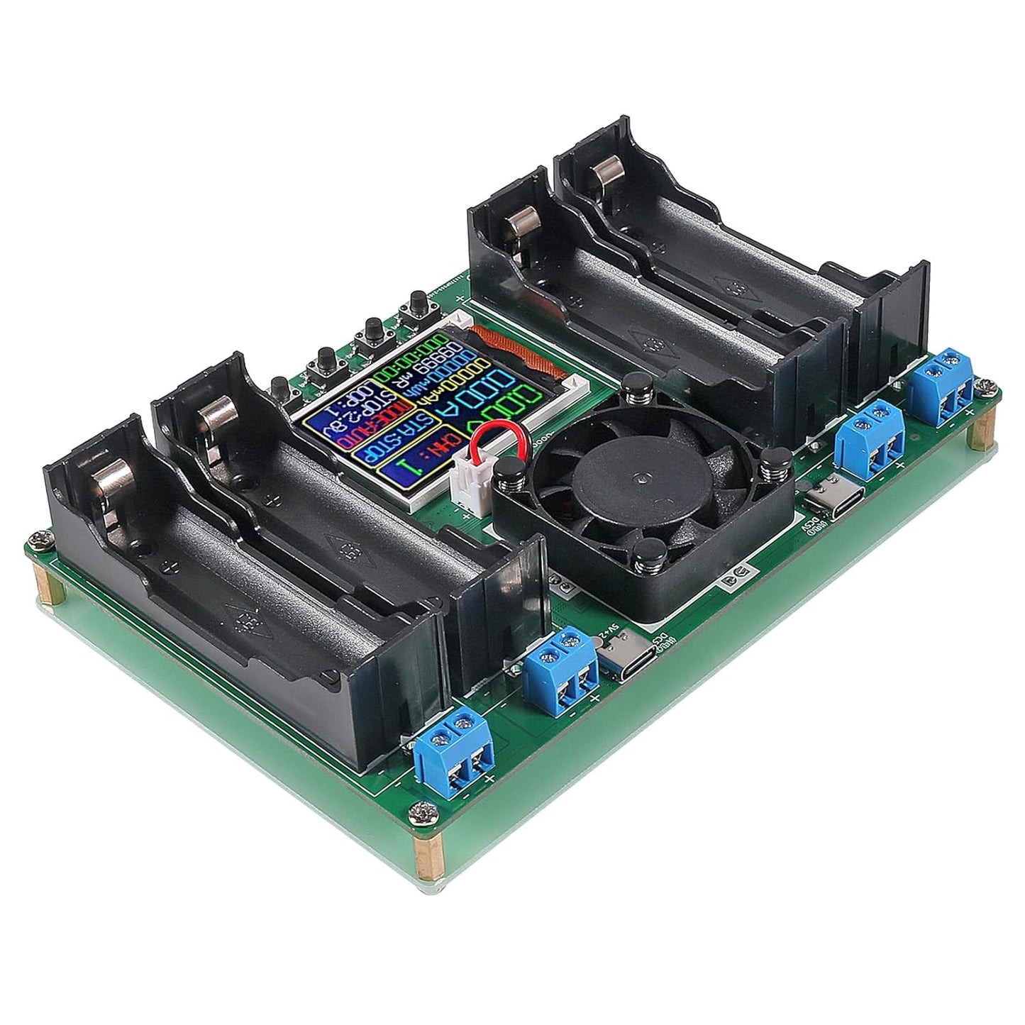 DWEII 1pcs 18650 18650 (4 Lithium Battery Capacity Tester Module MAh MWh Digital Battery Power Detector Module Tester
