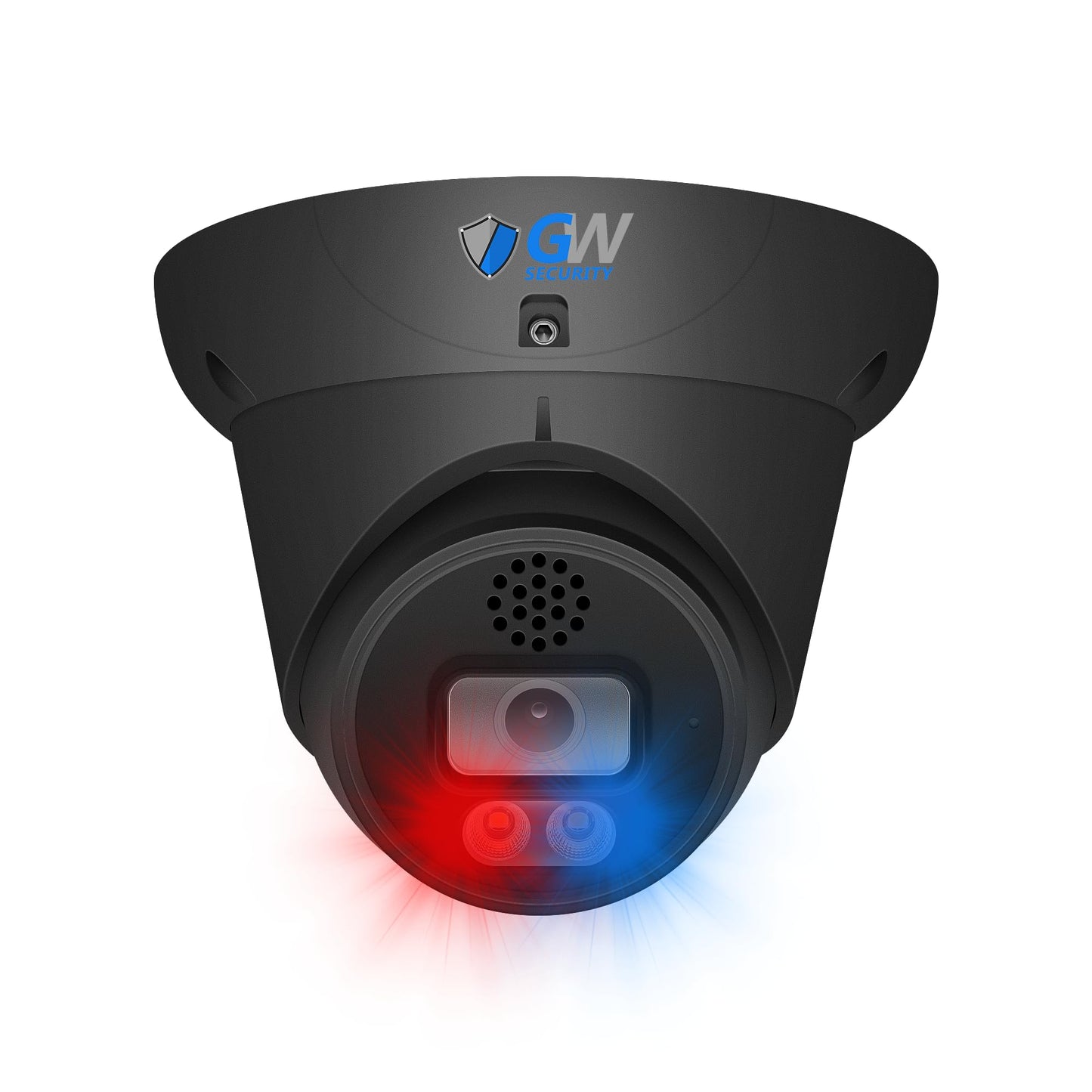GW Security 16 Channel 12MP NVR 4K Fulltime Color Night Vision Security Camera System with 16 x 8MP IP Two-Way Audio Alarm Lights AI PoE Dome Security Cameras, Face Recognition, Human & Car Detection