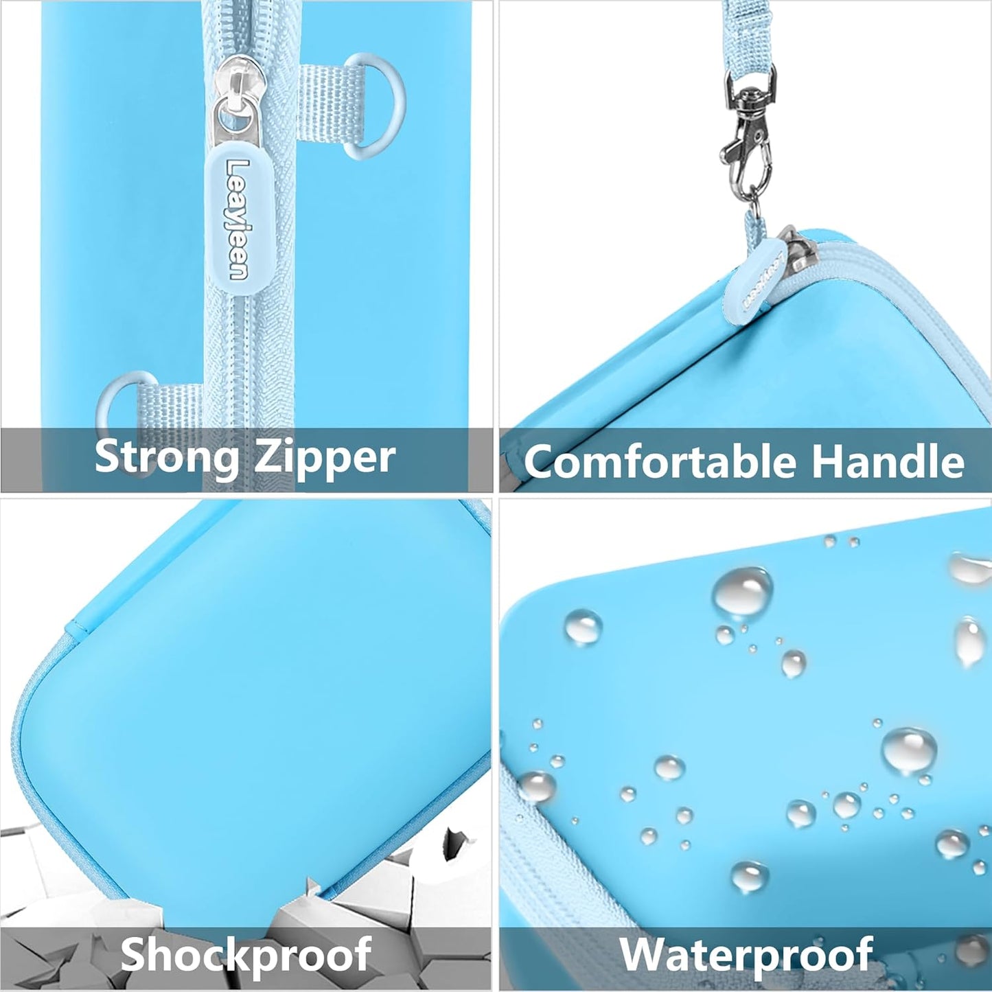 2.7K 48 Leayjeen underwater camera case Compatible with YISENCE/HICSHON Waterproof Digital Camera Underwater Camera