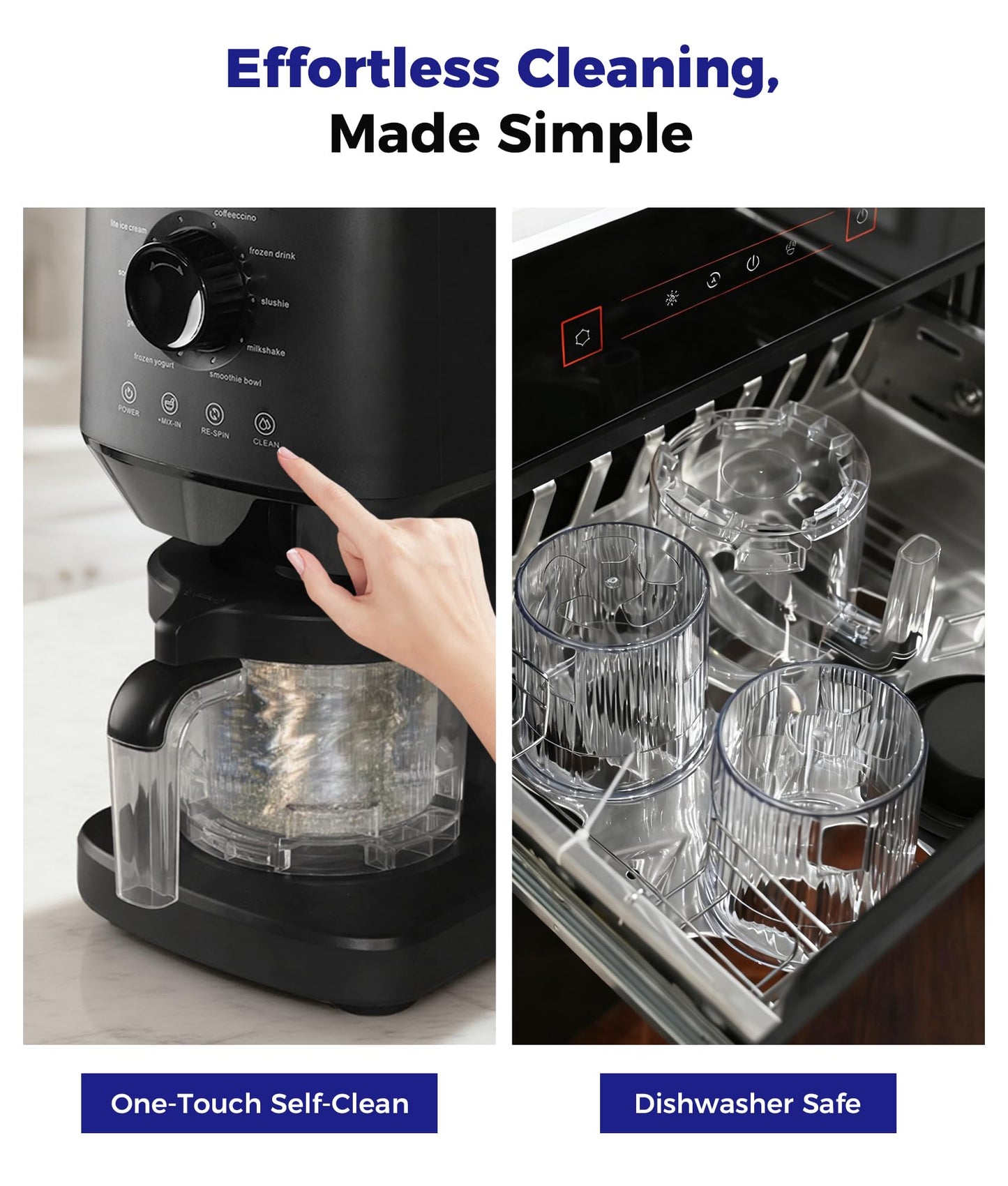Oylus 12-in-1 Ice-Cream Maker Machine - 11 Preset Programs & Self-Cleaning, Healthy Frozen Yogurt Maker for Gelato, Slushies, Sorbet, Mix-ins & More, Includes (2) Pint Containers for Home & Party