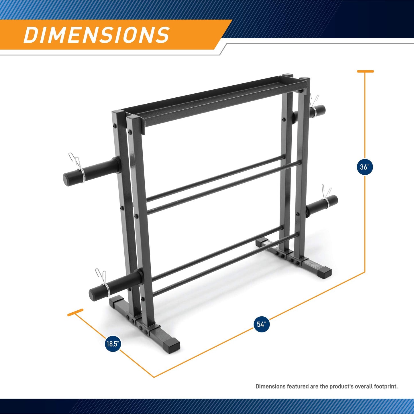 Marcy Combo Weights Storage Rack for Dumbbells, Kettlebells, and Weight Plates DBR-0117 gray 18.00 x 36.00 x 54.00 inches
