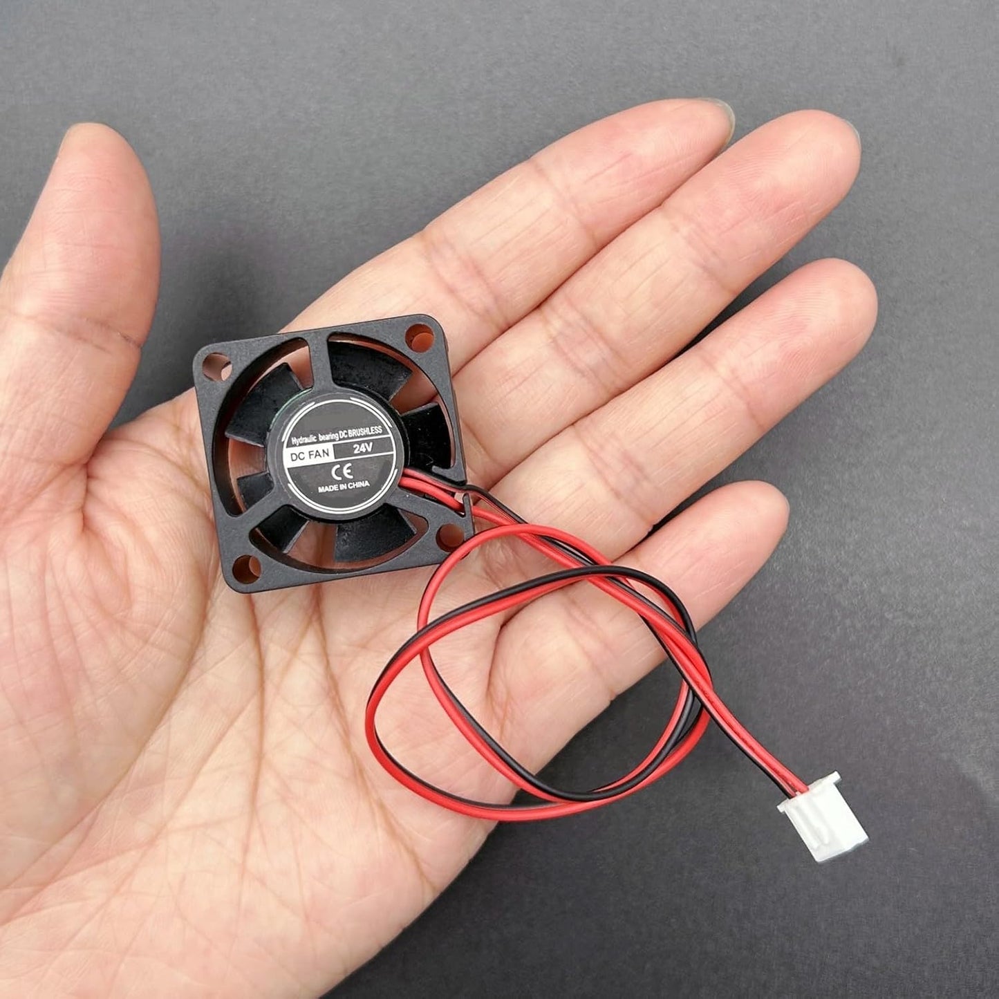 JZK 2PCS 30x30x10mm 24V 3010 3.45 31.6 10000 24V, 1.18x1.18x0.39 inches, 3D Mini Silent Cooling Fan, DC Brushless Fan