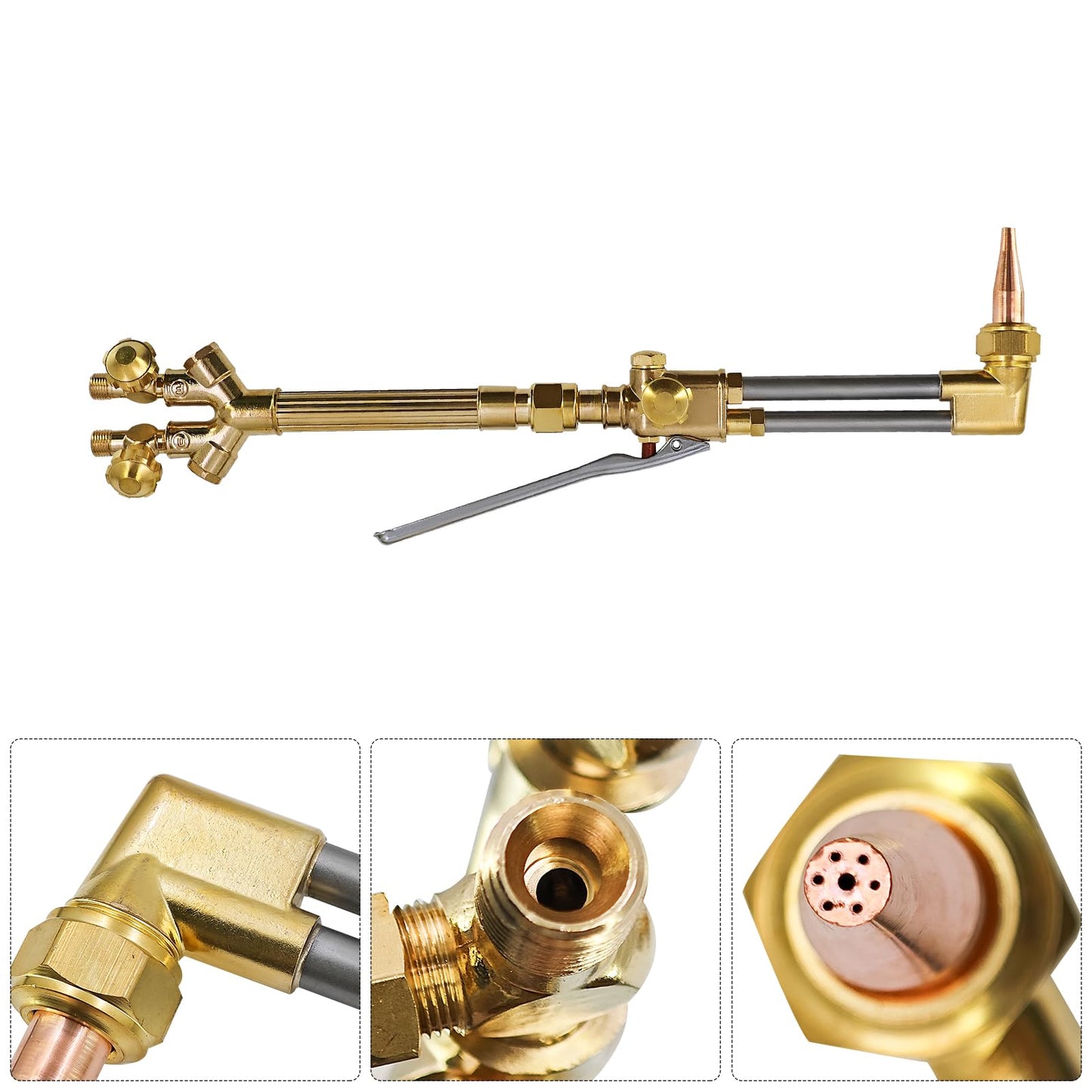 Tanqcheny 0384-0807 Journeyman 450 SR Series Cutting System Kit Including SR460-510 Gas Regulator, 315F Torch Handle, CA2460 Cutting Attachment, Cutting tips, Welding Nozzle