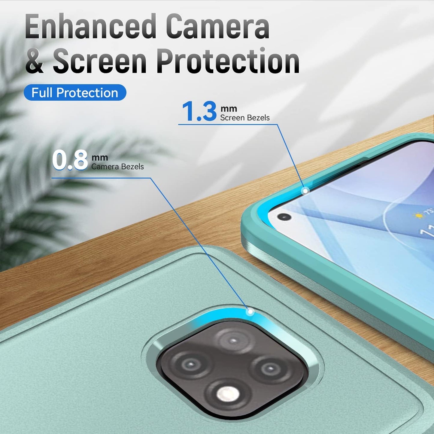 Asuwish 2021 21 5G XT2117-4 Phone Case for Moto G Power with Tempered Glass Screen Protector Cover and Slim Thin Hybrid
