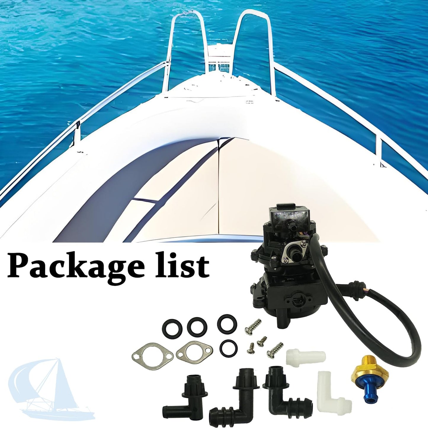 4 Wire Fuel Pump Kit For w Outboard VRO Fuel Pump &Oil Injection 175109 5007420 Johnson 1991-2006 Evinrude, 5007420, 5007422, 175109