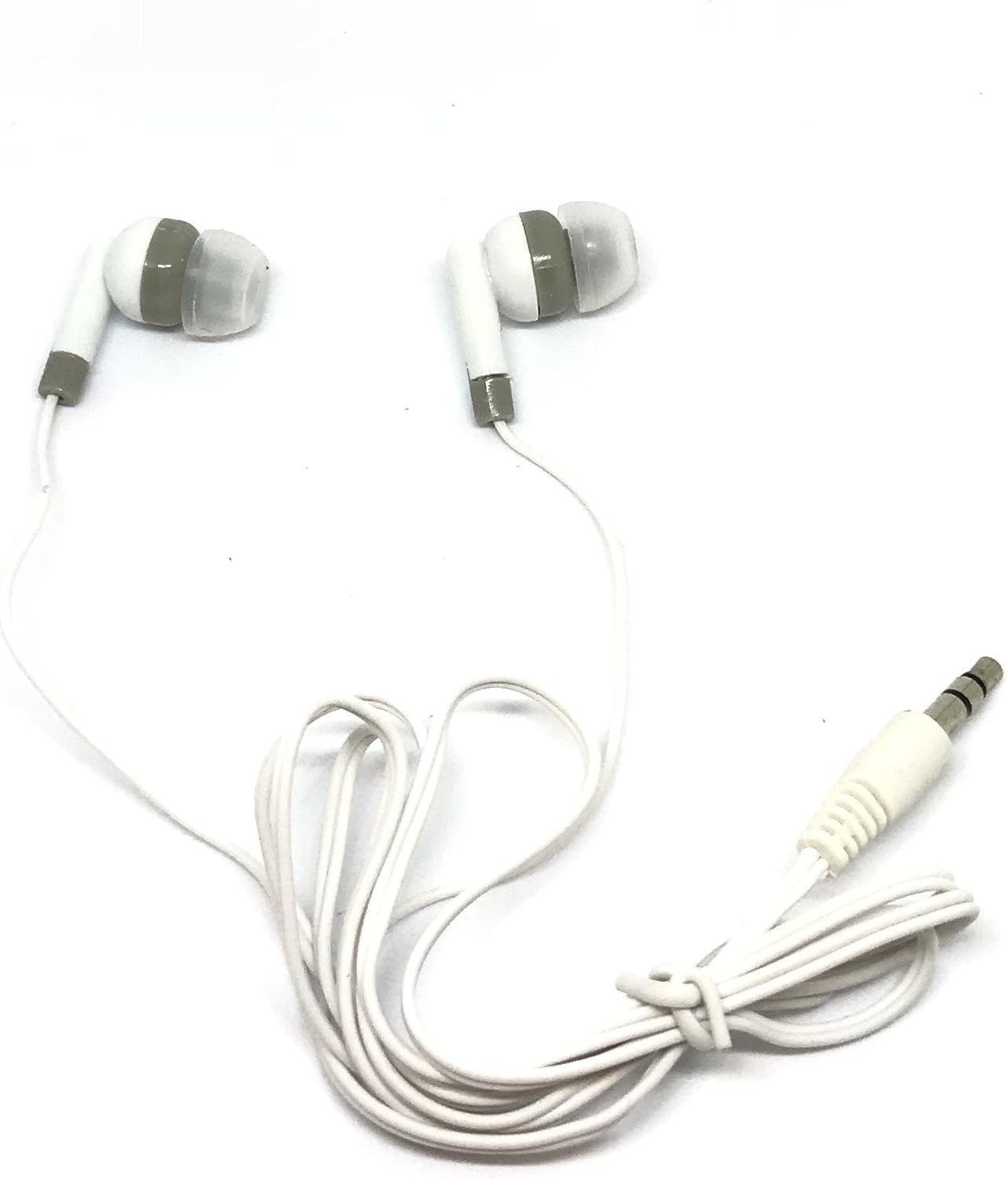 50 Pack MP3 TFD Supplies Wholesale Bulk Earbuds Headphones for iPhone, Android, Player - Mixed Colors