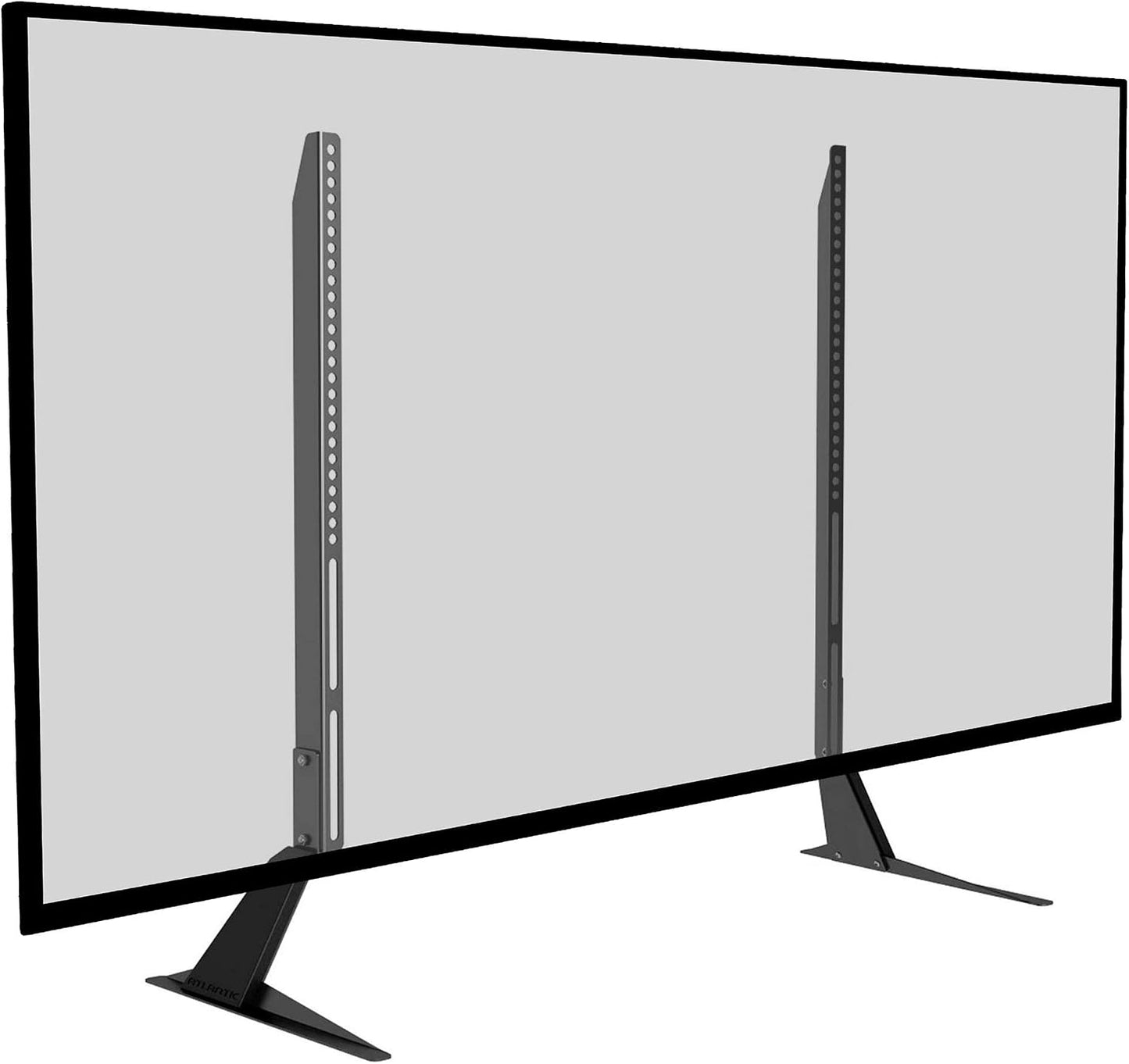 Atlantic 42" 66 lbs, 63607103 Table Top TV Stand - Universal Adjustable Table Top TV Stand, Adjust Height, Base Mount