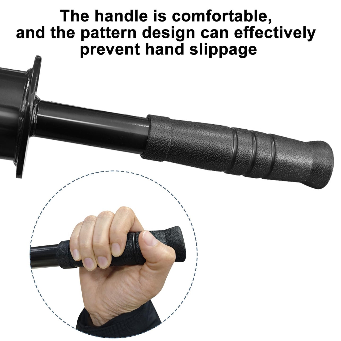 powerfeng Landmine Handle Attachment for 2-Inch Olympic Barbell: Viking Press Landmine Handle Attachment Straight Bar for Home Gym Strength Training