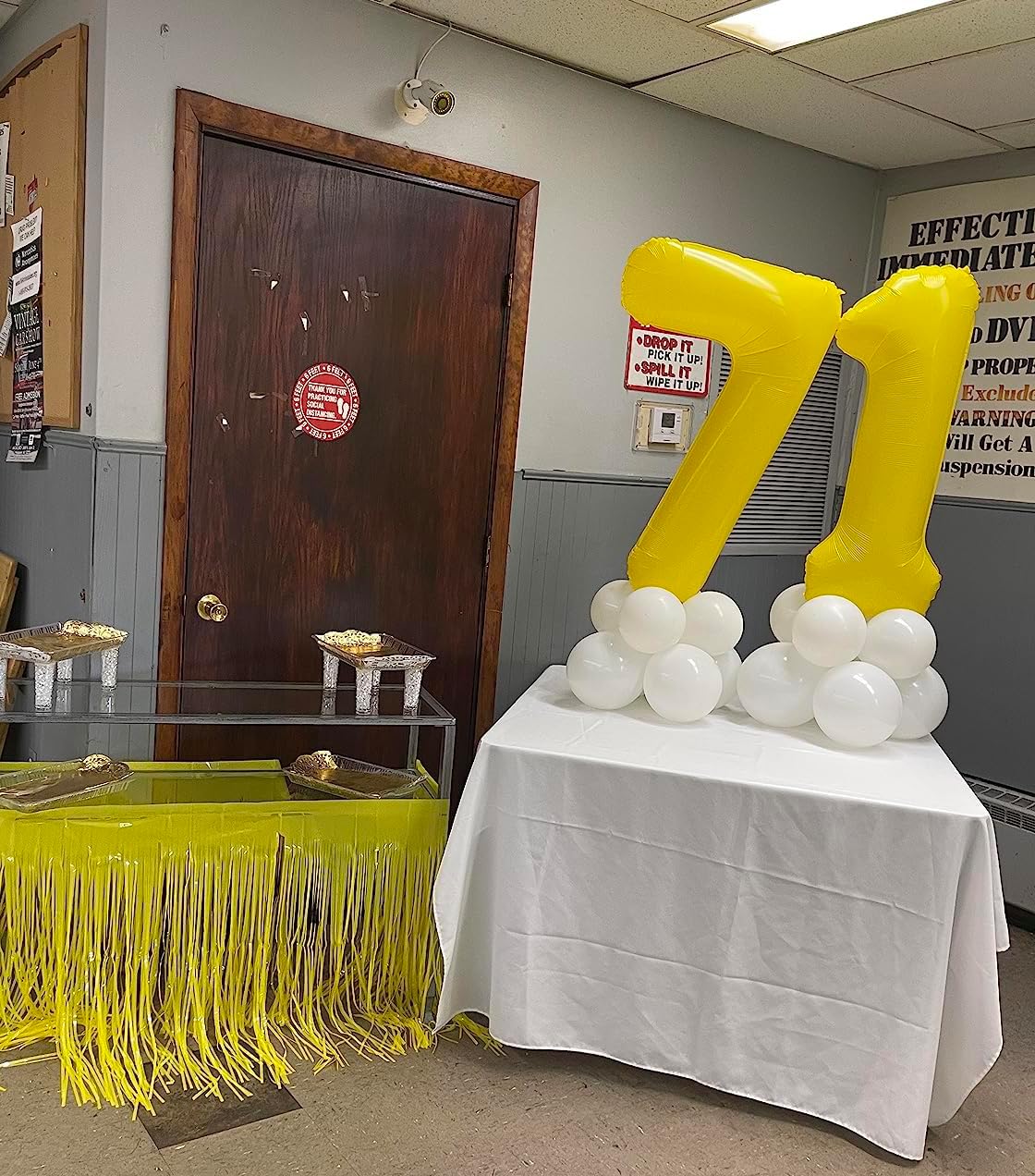 Number 6 Balloon - 40 Inch Yellow 6th Birthday Decoration for Men & Women | Perfect for Parties & Events