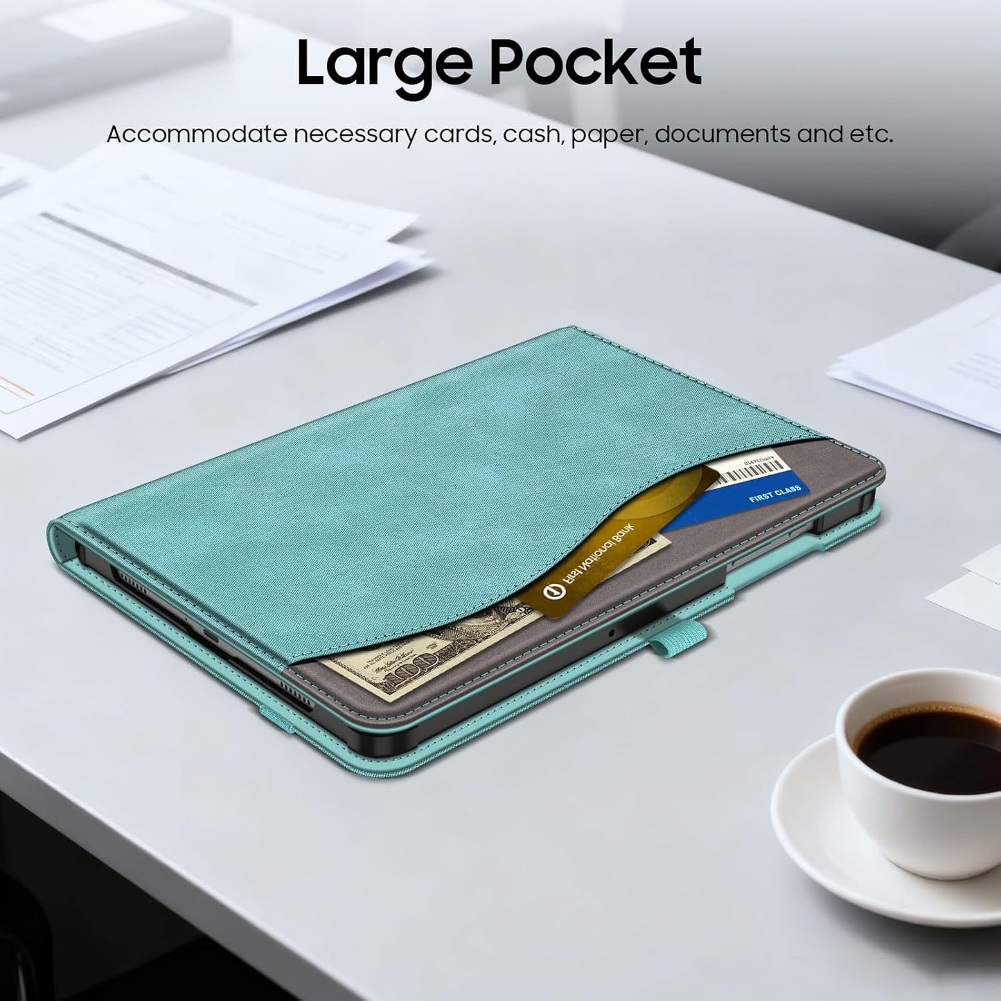 FINTIE A11+ 11 Inch 2025/ A9+ 2023, Case for Samsung Galaxy Tab Plus Plus Multi-Angle Viewing Smart Stand Back Cover