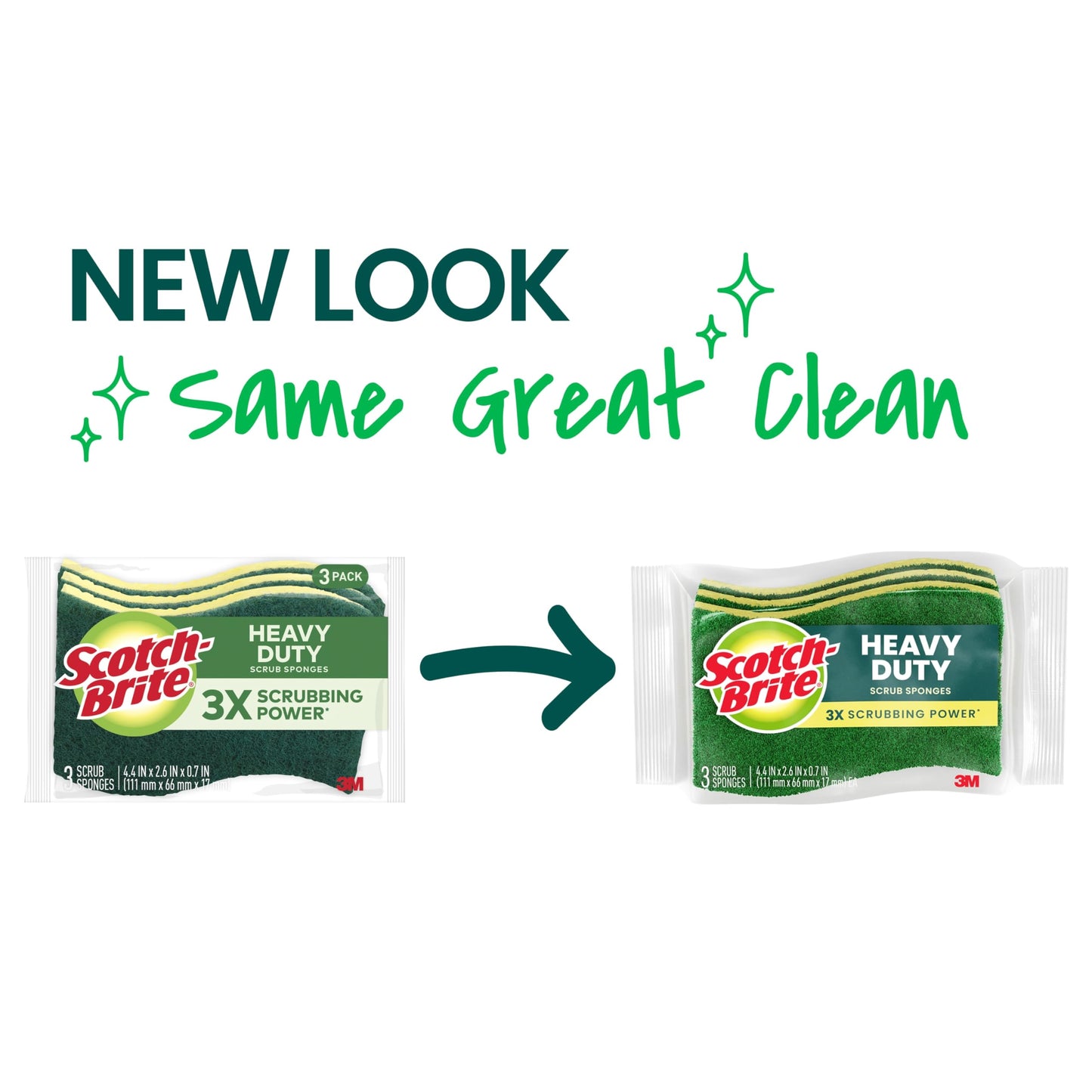Scotch-Brite Heavy Duty Scrub Sponges, For Washing Dishes and Cleaning Kitchen, 12 Scrub Sponges
