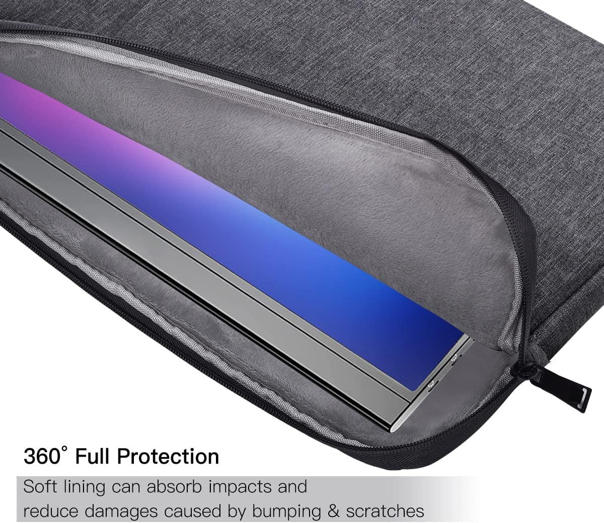 CaseDeer 17.3 Inch, Portable Monitor Case Carrying Computer Bag Compatible with ASUS ViewSonic Portable Monitor, Space