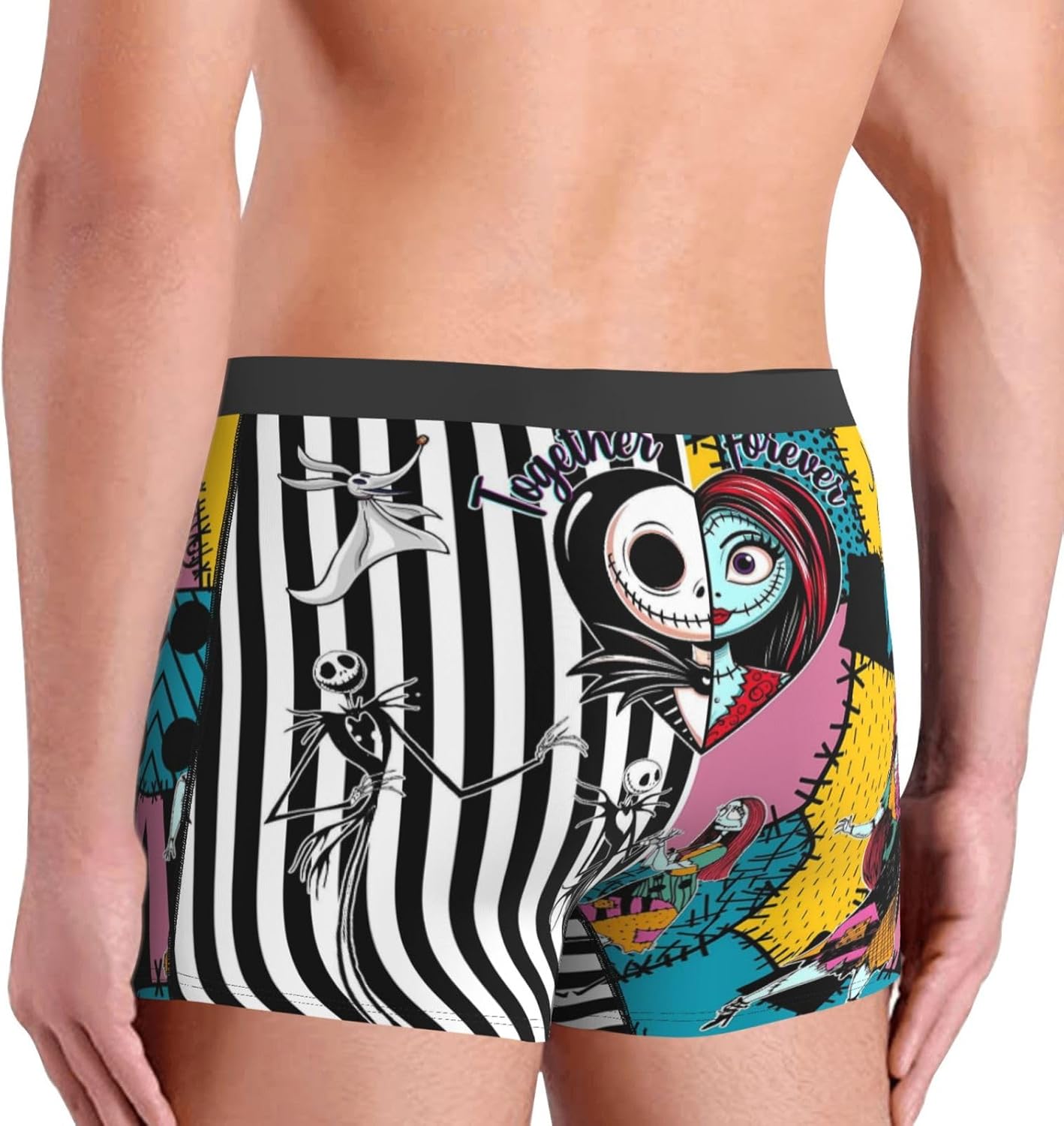 Skiennix Nightmare Christmas Men's Underwear - Breathable Stretch Briefs | Novelty Print Design