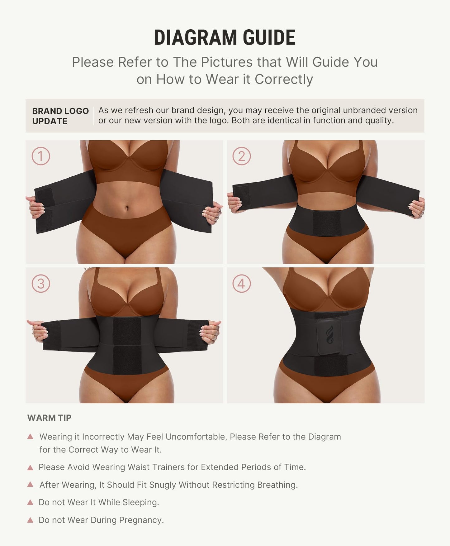 FeelinGirl Corset Perspiring Workout Waist Trainer Corset Trimmer Belt for Women Tummy Control Black M