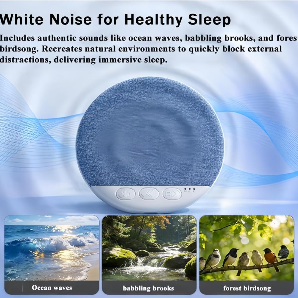 Generic Bluetooth Pillow Speaker forSleeping, Portable Wireless White Noise Sleep Timer Pillow speakerFor Heavy