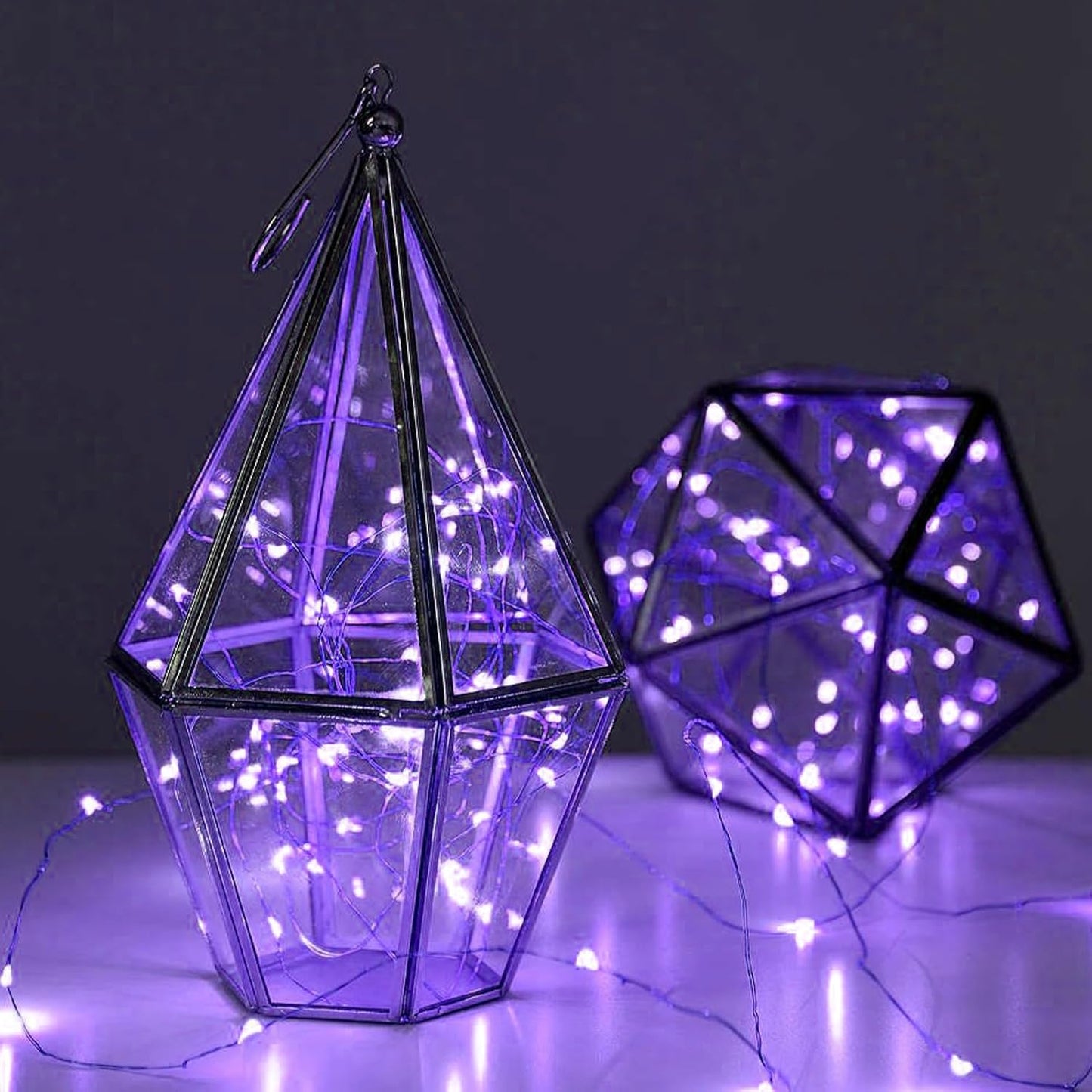 Skiennix 12 Pack Fairy Lights - Battery Operated 7FT Waterproof Silver Wire String Lights | Indoor/Outdoor Decor