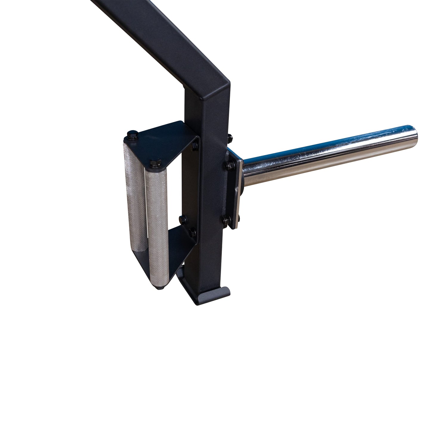 Body-Solid (OTB100) Olympic Shrug Bar - Hex Barbell for Weight Lifting, Deadlifts Barbell Ideal for Hex Bar Deadlift Workouts, 100lbs. Weights Plate Capacity (Midnight Black)