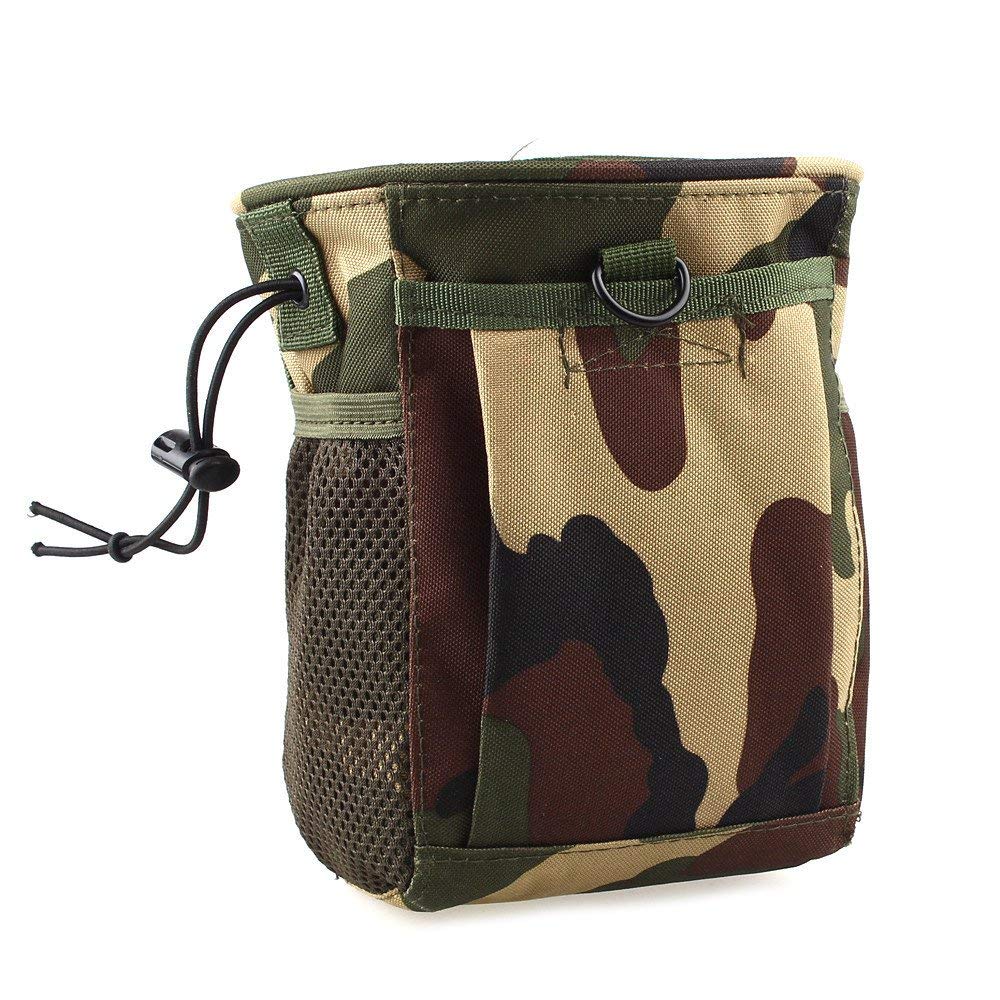 Belt/MOLLE Mini Dump Pouch/Shotshell Carrier/Chalk Bag (Woodland)