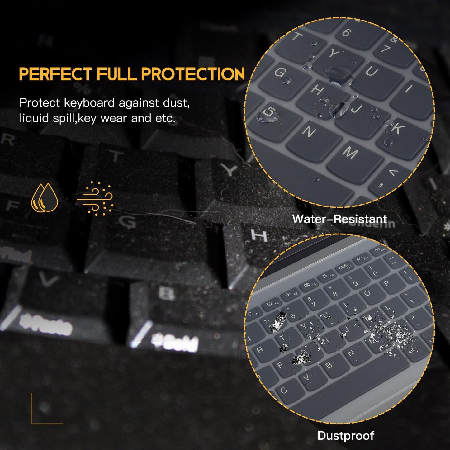 CaseBuy 15.6 16 inch 15.6" 16" Laptop Keyboard Cover Protector Universal for Laptop Notebook Keyboard, Ultra Thin