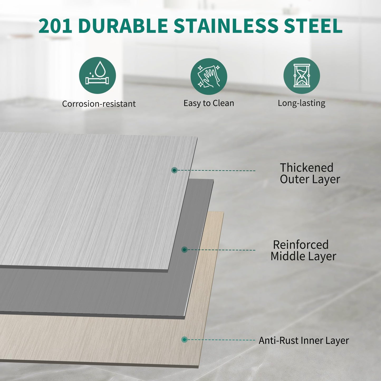YITAHOME 36" x 24" Stainless Steel Table with Wheels for Prep & Work with Backsplash, NSF Metal Table Prep Table with Undershelf for Home Kitchen Restaurant Garage Warehouse
