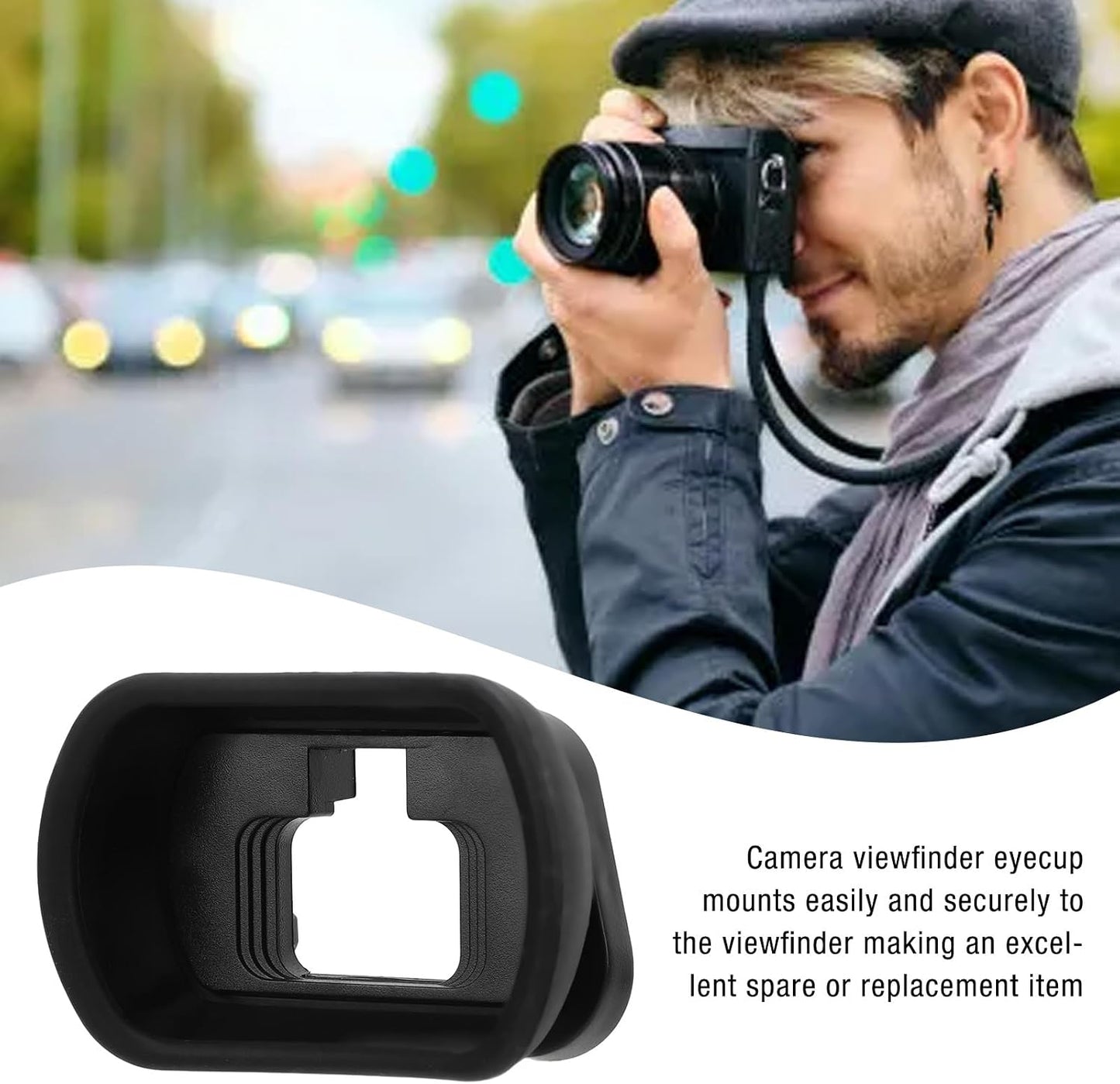 DK29 50x33x21mm Tbest Camera Eyecup Viewfinder Eyepiece Protector Accessories Suitable Easy Installation Size