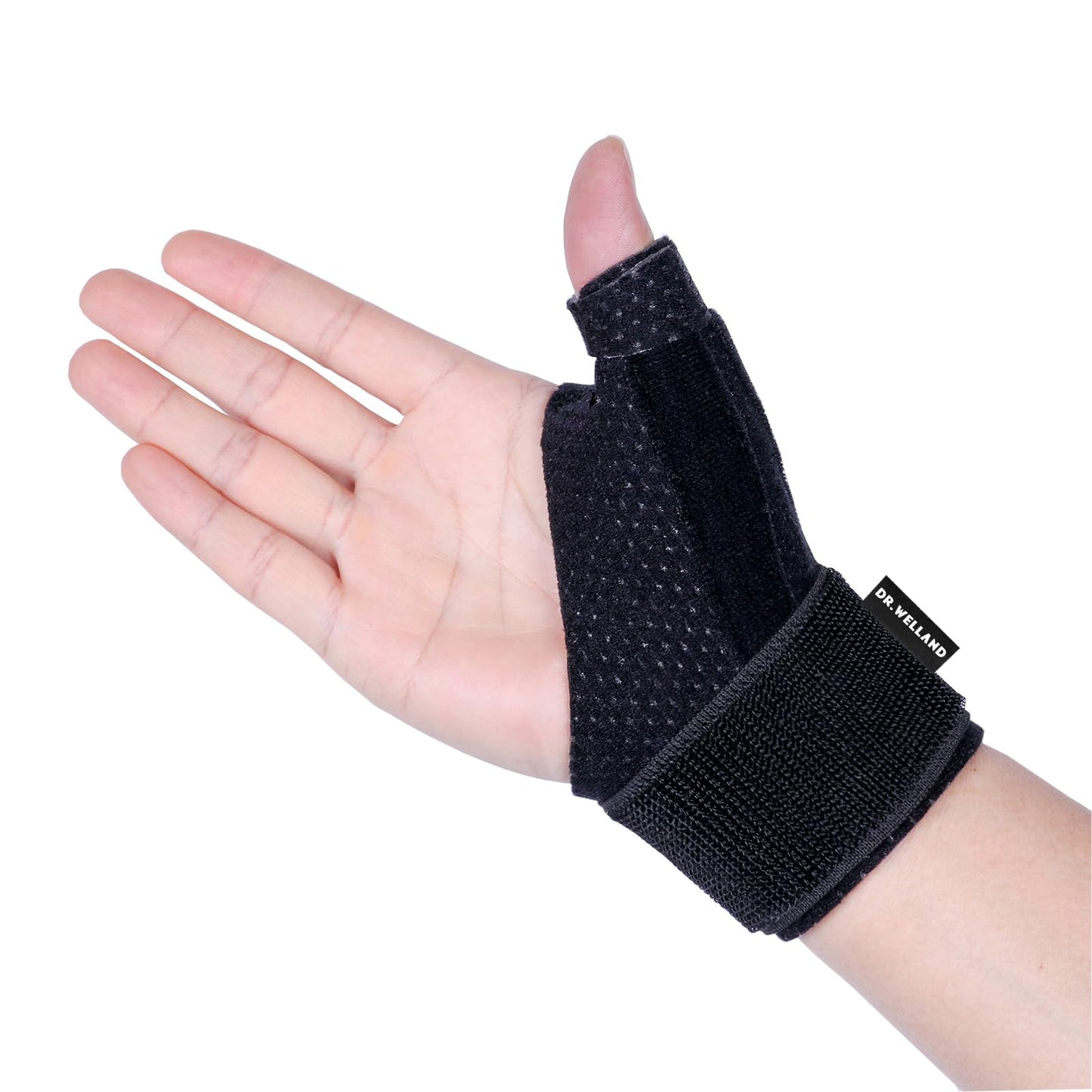 DRwelland Reversible Thumb & Wrist Stabilizer splint for BlackBerry Thumb, Trigger Finger, Pain Relief, Arthritis, Tendonitis, Sprained and Carpal Tunnel Supporting, Lightweight and Breathable S/M