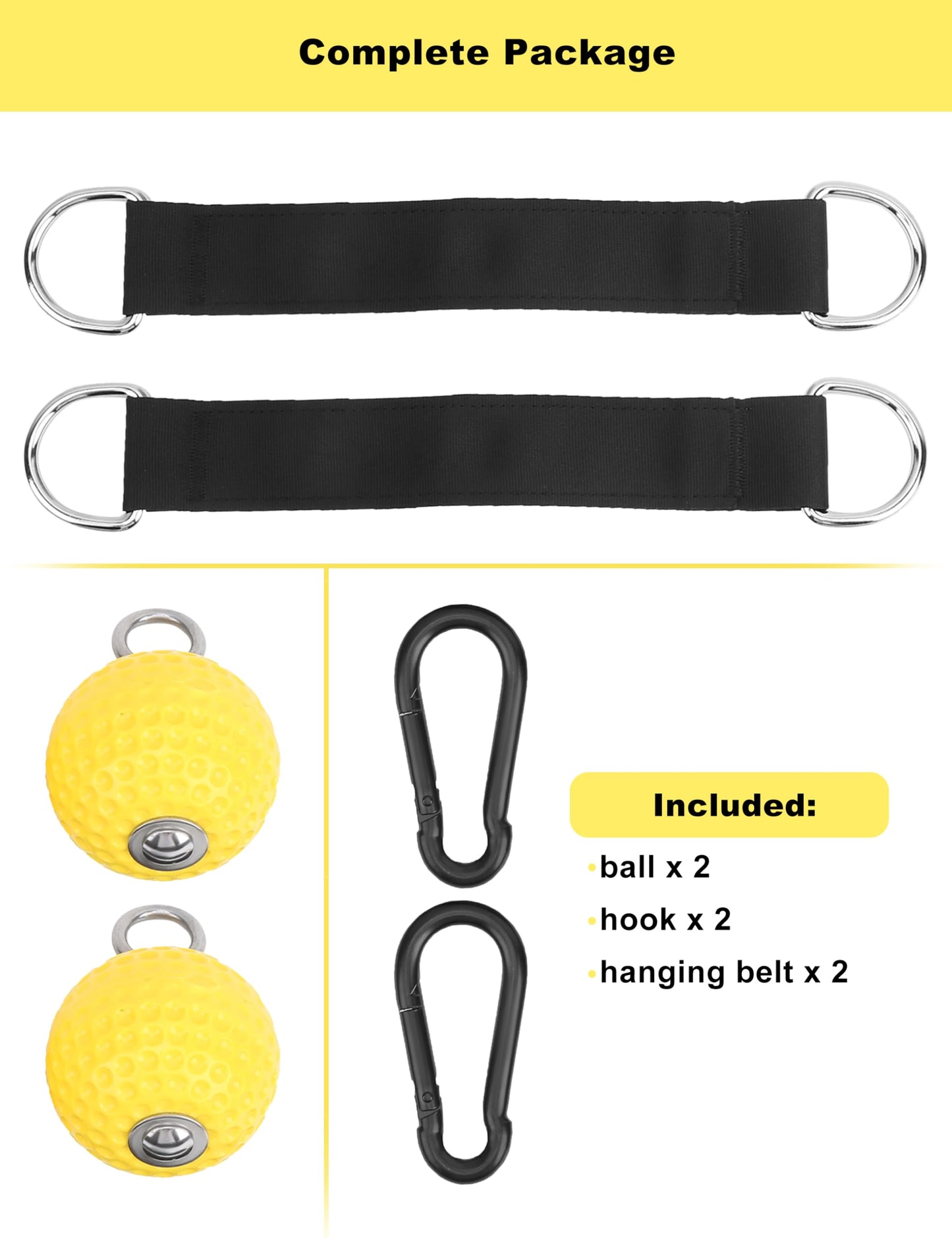 Pull Up Grips Ball Grip Strength Trainer, Climbing Grip Strength Training Pull Up Grips Handles, Cable Machine Attachments, Pull Down Attachment for Hand Wrist Finger