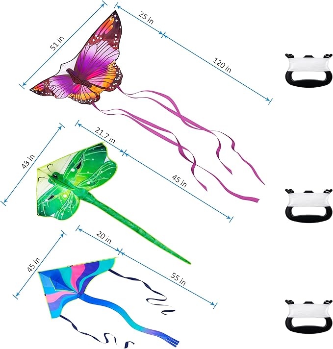 Large Kites for Adults Kites for Kids Ages 4-8， 8-12 Beach Park Outdoor Game Activities, Gifts for Easter and Festival