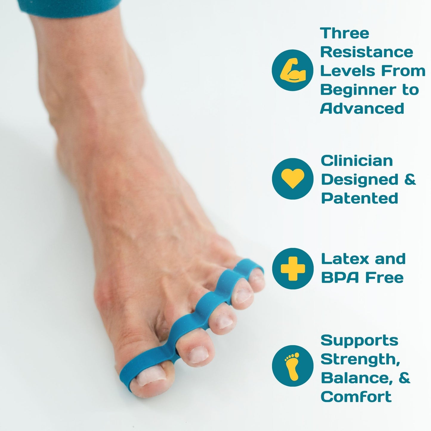 Gait Happens Toe Strengtheners to Build Strong Feet for Better Balance, Comfort, and Confidence in Every Step