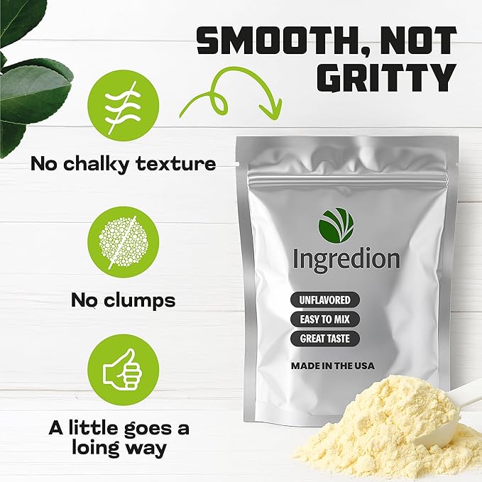 Premium Pea Protein Isolate Bulk pouch Non-GMO (8 lb)