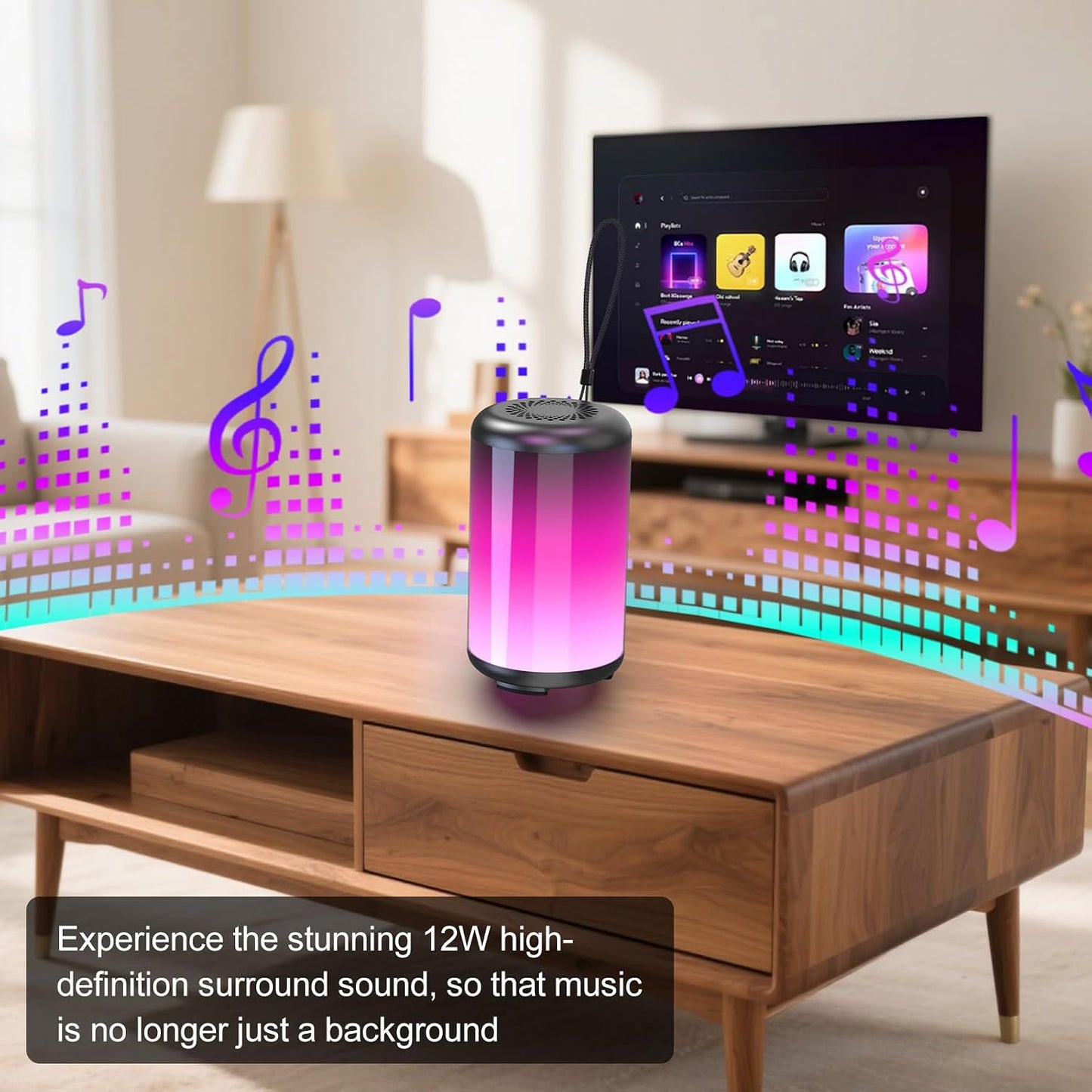 Jierben 5.4, IPX7 8 Portable Bluetooth Speaker, Bluetooth Speaker Stocking Stuffers, Powerful Crystal Clear Sound