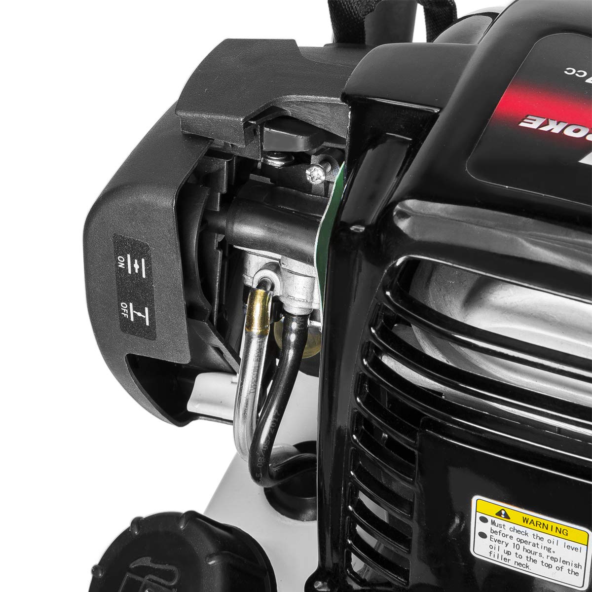 XtremepowerUS 38cc Gas-Powered T Post Driver Fence Post Driver Gasoline Piling 4-Stroke EPA Certificated w/Rolling Case