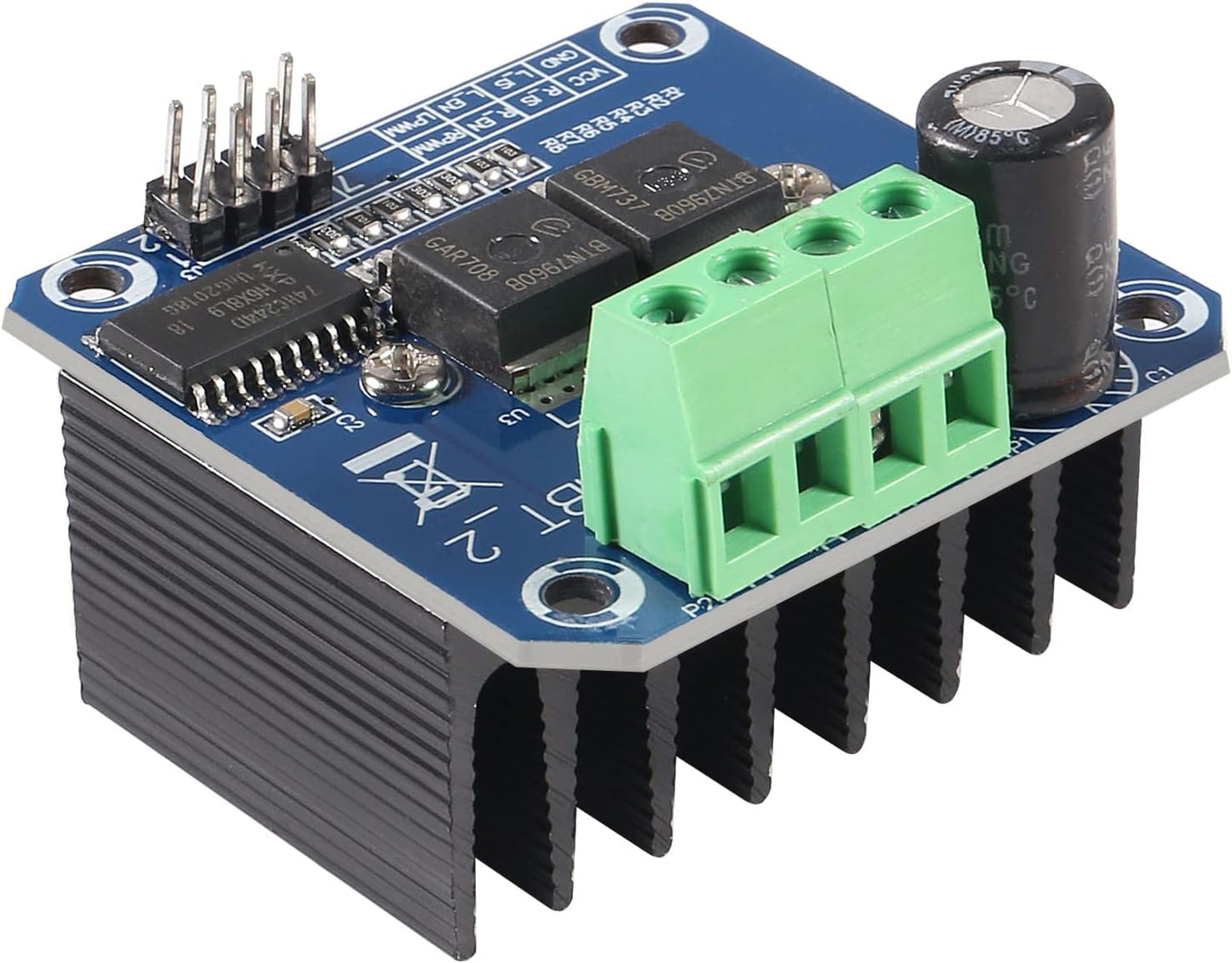 Shutao 4PCS BTS7960 43A H-bridge Double High Power Motor Driver Module/Diy Smart Car Current Diagnostic