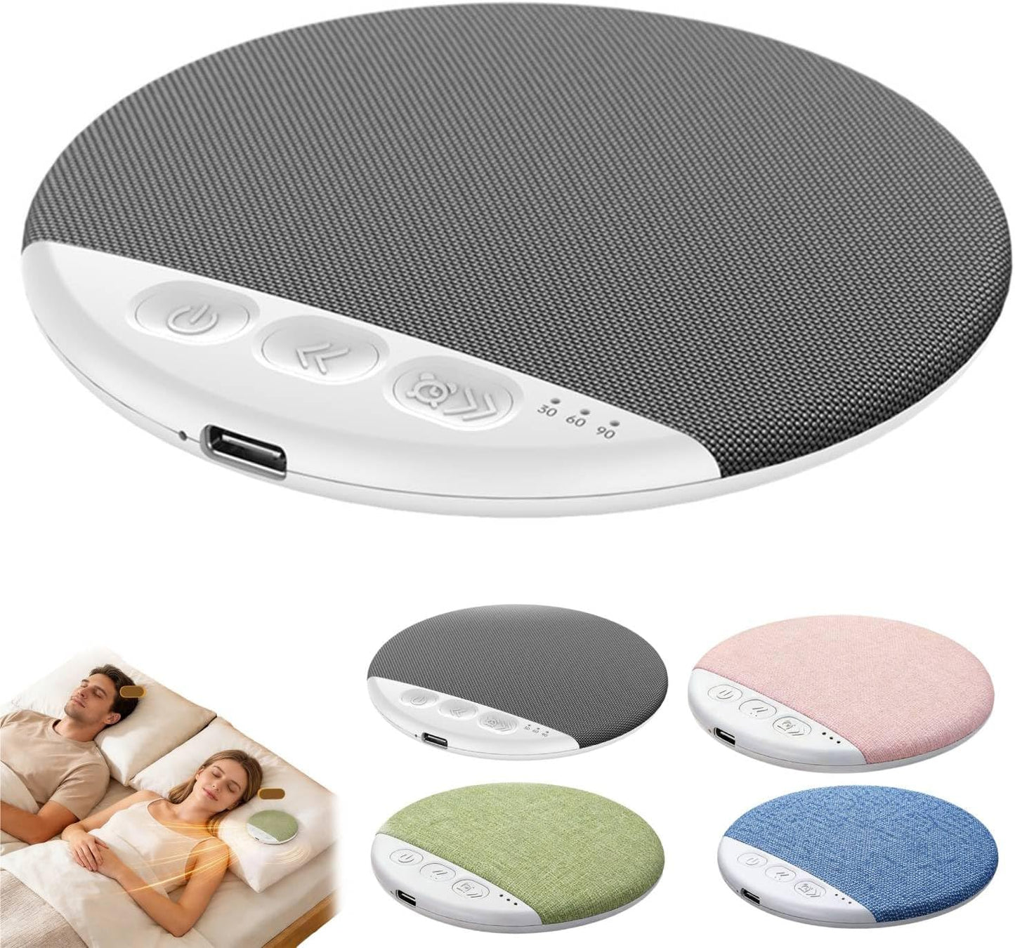 Generic 2026 1 New Under Pillow Speaker for Sleeping, Wireless Sleep Aid with White Noise Timer, with Stereo Private