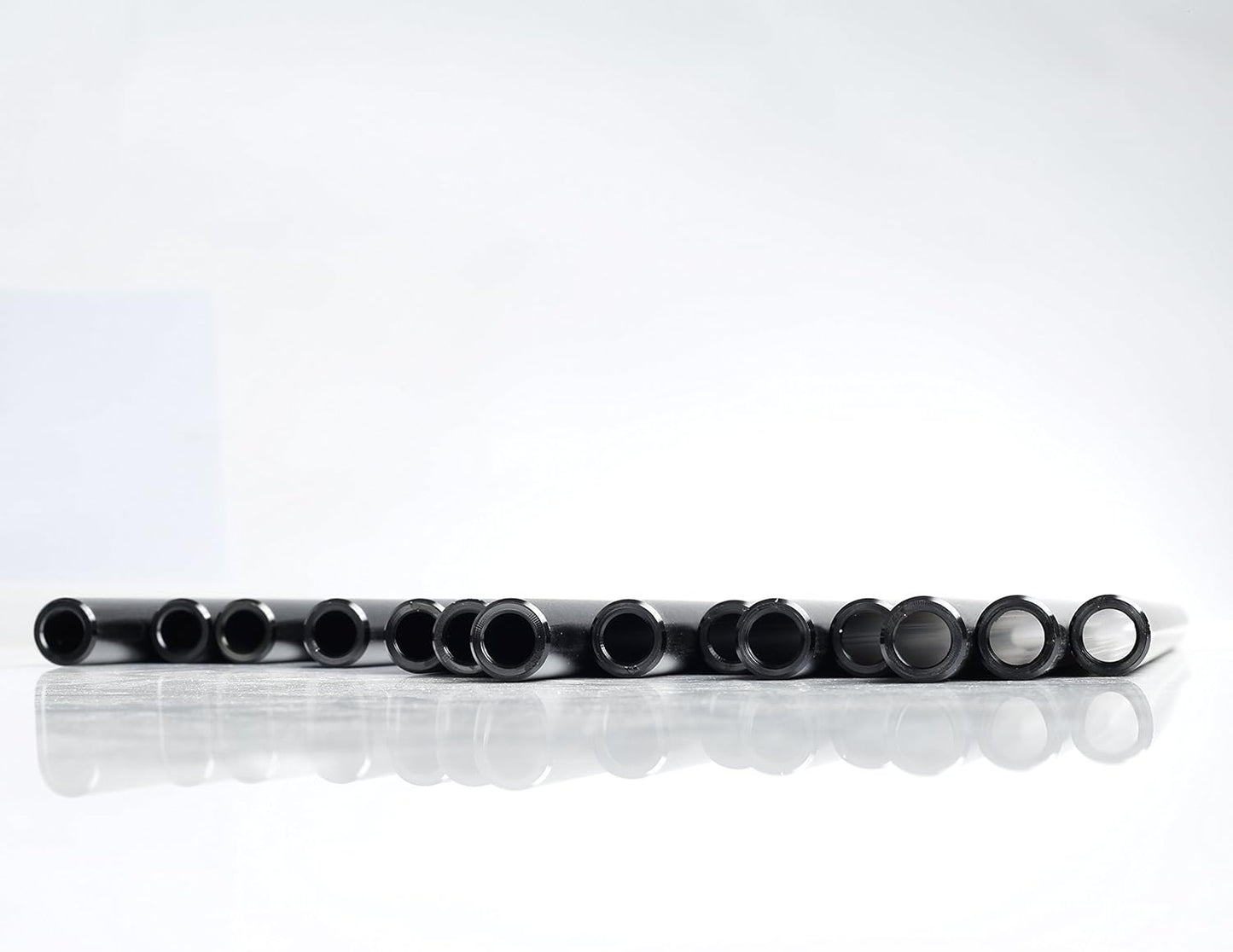 Movo PT6 Set 15mm (6") Photo of Two Aluminum Rods for DSLR Camera Rail System