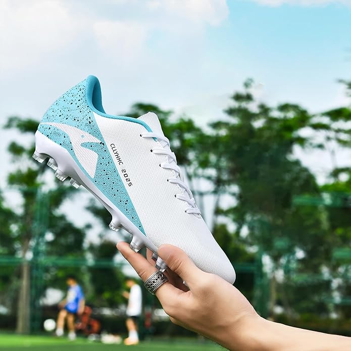 Mens Soccer Shoes Womens Indoor Outdoor Football Cleats Unisex Baseball Turf Shoe Youth Rugby Adult AG FG TF Football Boots Wide Training Sneaker