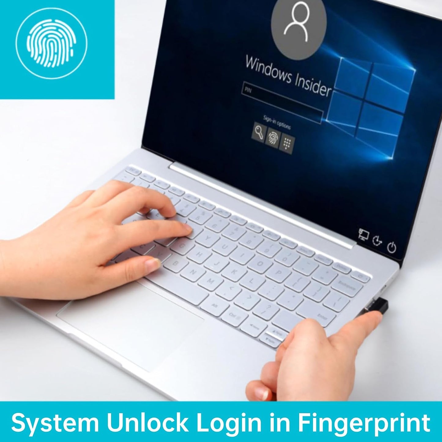 Diyeeni 360 10 10 11 32 64 ixw4kzr5v0 Mini USB Fingerprint Reader, Touch Speedy Matching Biometric Scanner, for Hello