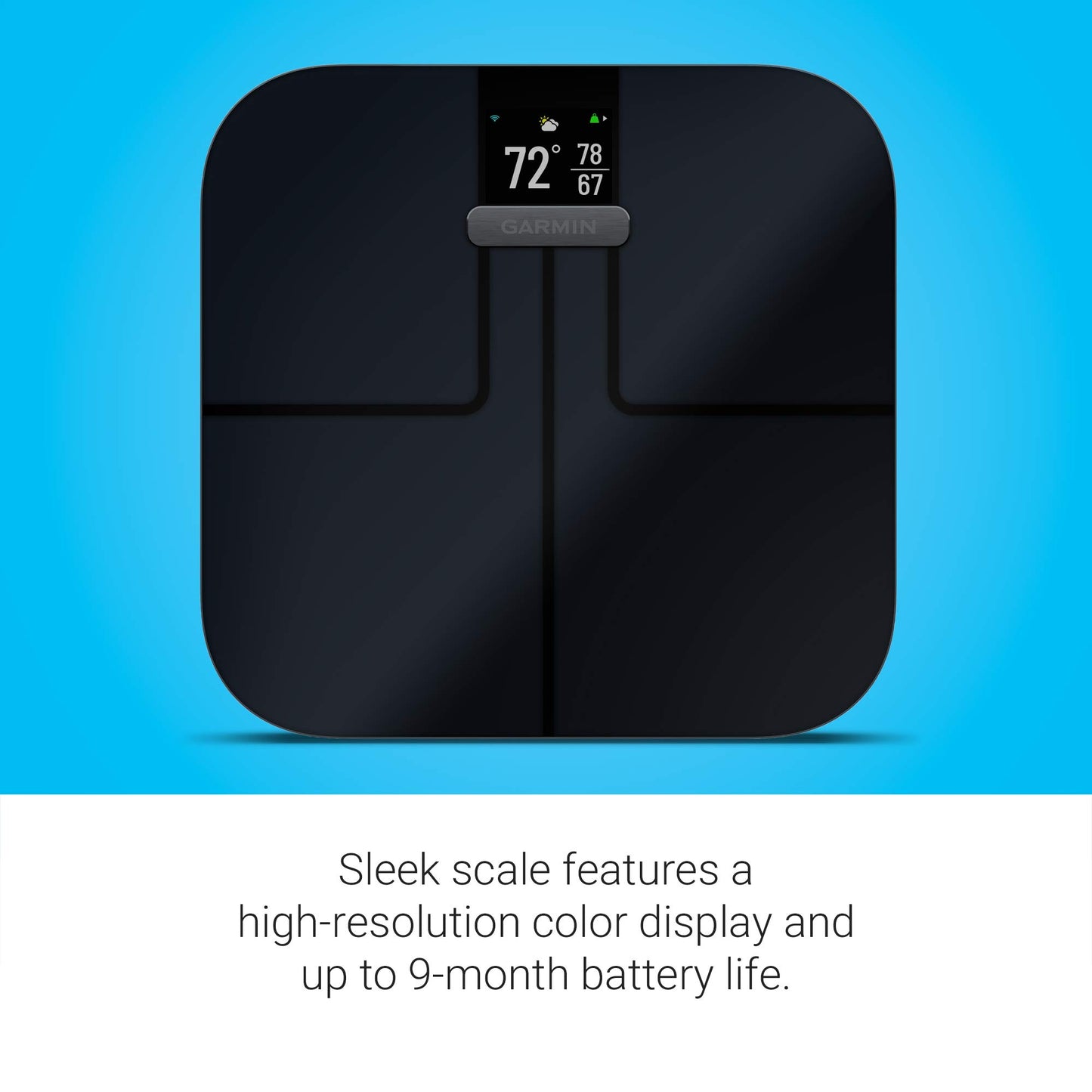 Garmin G010-N2294-02 Index S2 Smart Scale, Black - Certified (Renewed)