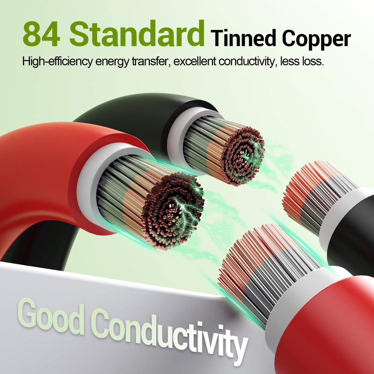 Aimou 100FT 10AWG Solar Extension Cable, 10 Gauge Solar Panel Wire with Waterpproof Female and Male Connectors for Outdoor RV, Off-Grid Photovoltaic Systems(Black+Red)