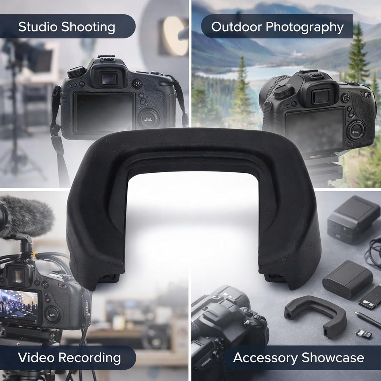 WIHFHGZ Camera Eyecup with Level Hot Shoe Kit, ABS Material for R Camera - Durable Protection, Accurate Angle
