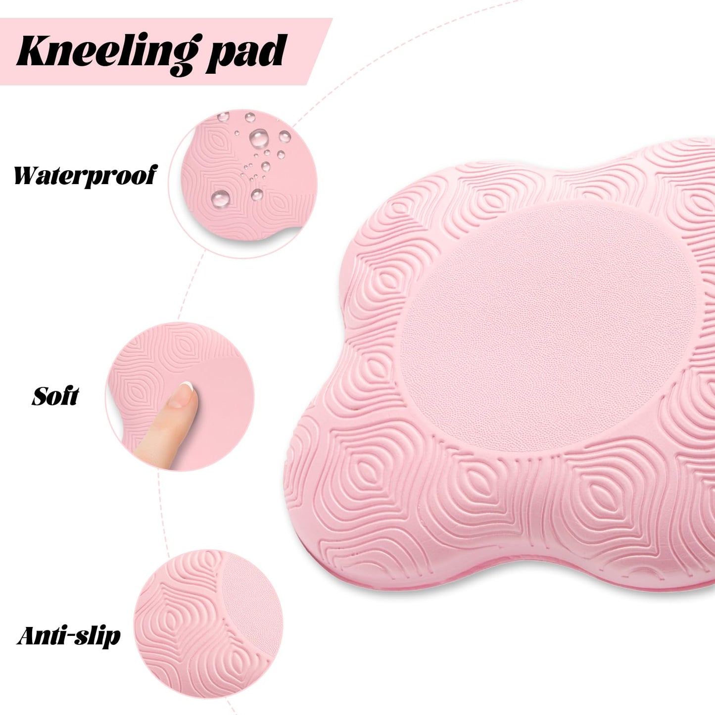 2 packs Yoga Knee Pad Cushion Extra Thick for Knees Elbows Wrist Hands Head Foam Pilates Kneeling pad Yoga Knee Cushion Thick Exercise Pads for Knees Elbows Wrist Hands Head Foam Pilates Kneeling