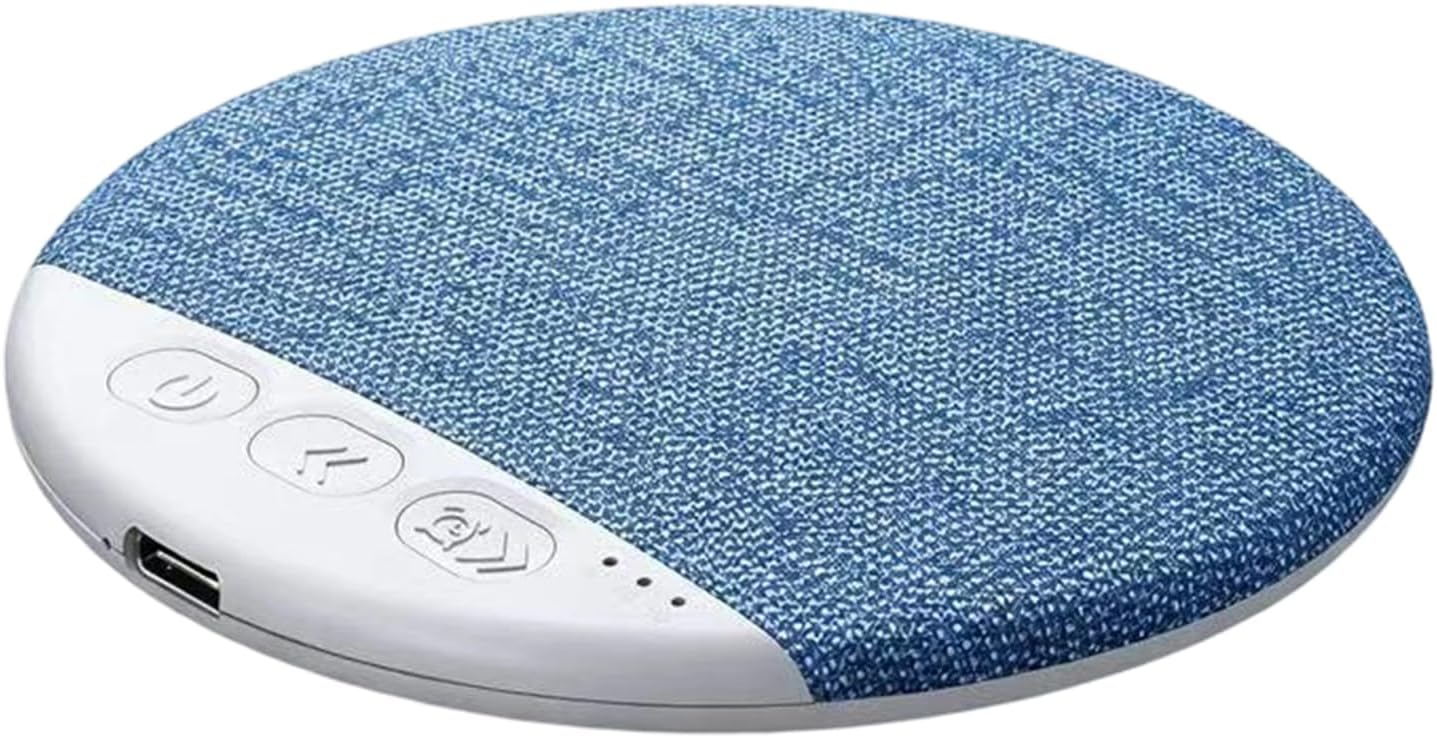 Generic 4 Inch Pillow Speaker for Sleeping, Under Pillow Speaker, Portable Wireless Bone Conduction Speakers with White