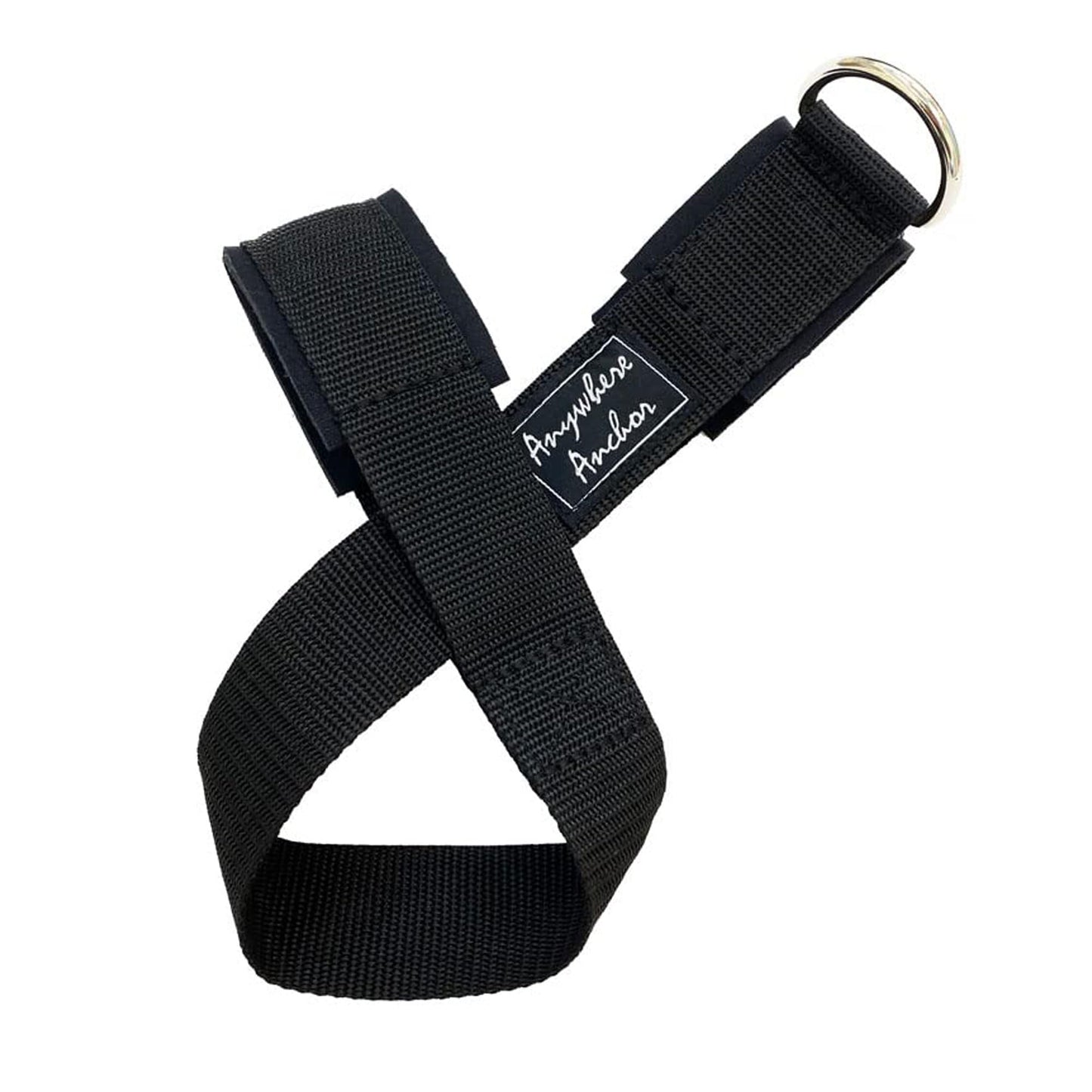 Bodylastics Resistance Band Anchor, Heavy-Duty Attachment for Exercise Resistance Bands, Easy Use Anchor Band for Resistance Tubes, With Nylon Webbing, Neoprene Padding, and O-Ring, 22 Inches