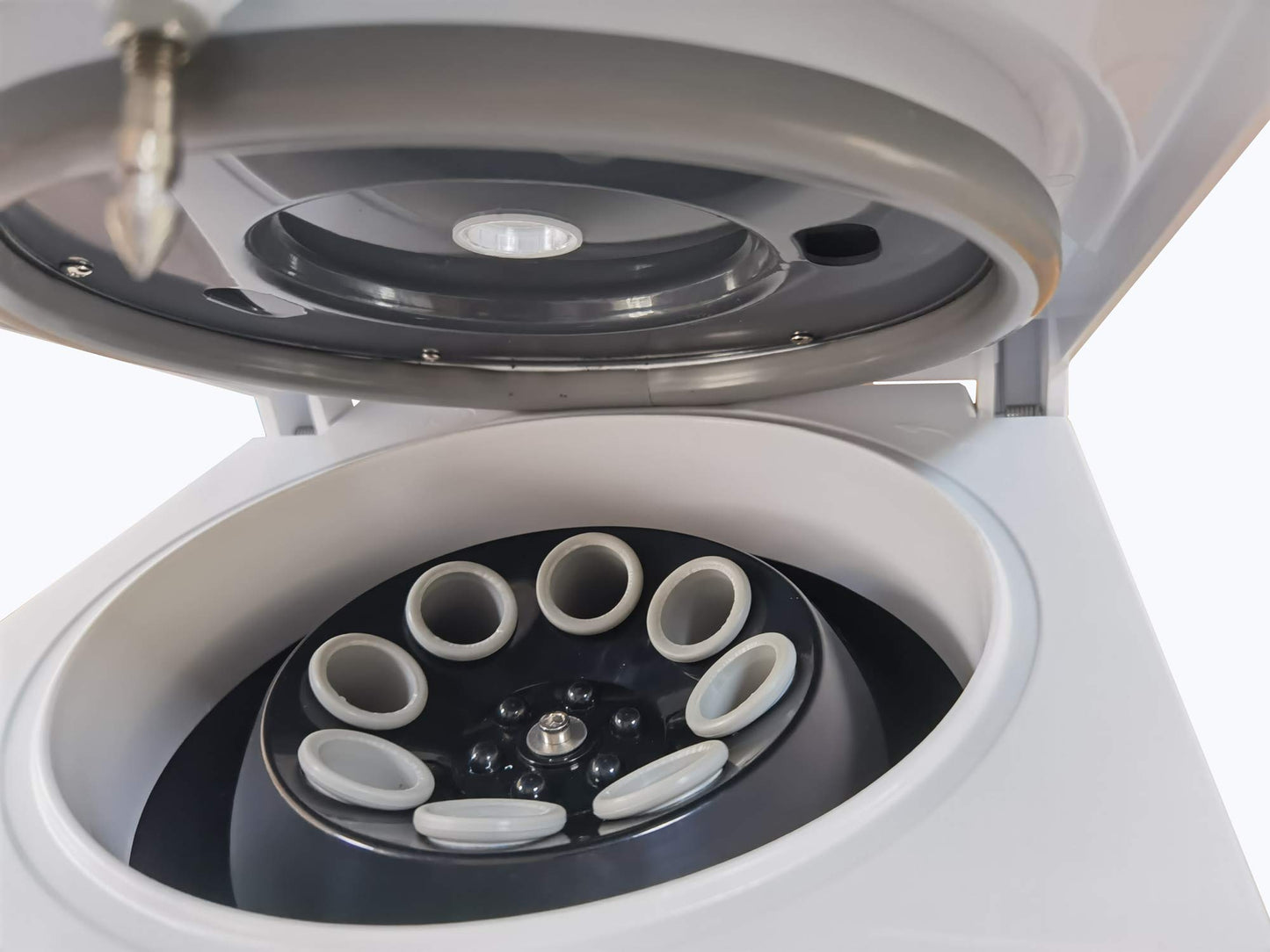 TD4C Digital Bench-Top Centrifuge with Brushless Motor: Ultra-Quiet, Adjustable Speed & Timer, 100-4000rpm (Max 2200xg), 8X(10-15) ml Tubes for Laboratory, Medical Research, Beauty