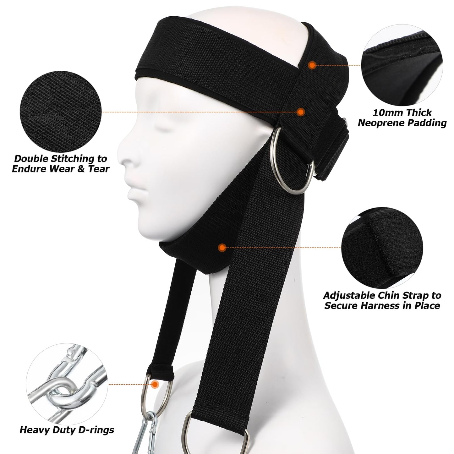 Toddmomy Advanced Head and Neck Trainer with Shoulder Weight for Neck and Shoulder Strength Training Exerciser Fitness Equipment