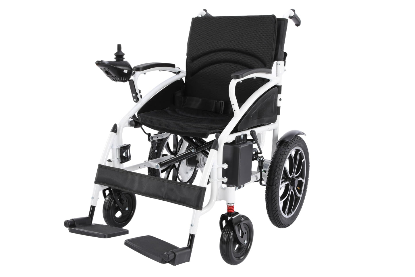 Rubicon DX01 All-Terrain Foldable Electric Wheelchair - 500W Motor, 12 mi Range, 300 lbs Capacity. Durable, Powerful. Silla de Ruedas Electrica para Adultos, Supports up to 300 lbs. (Model3)