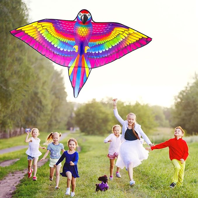 YongnKids Kite for Kids Age 4-8 8-12, Large Kites for Boys Adults Easy to Fly & Assemble, with 328ft String,Perfect for Beach Trip Park Family Activities Outdoor Games
