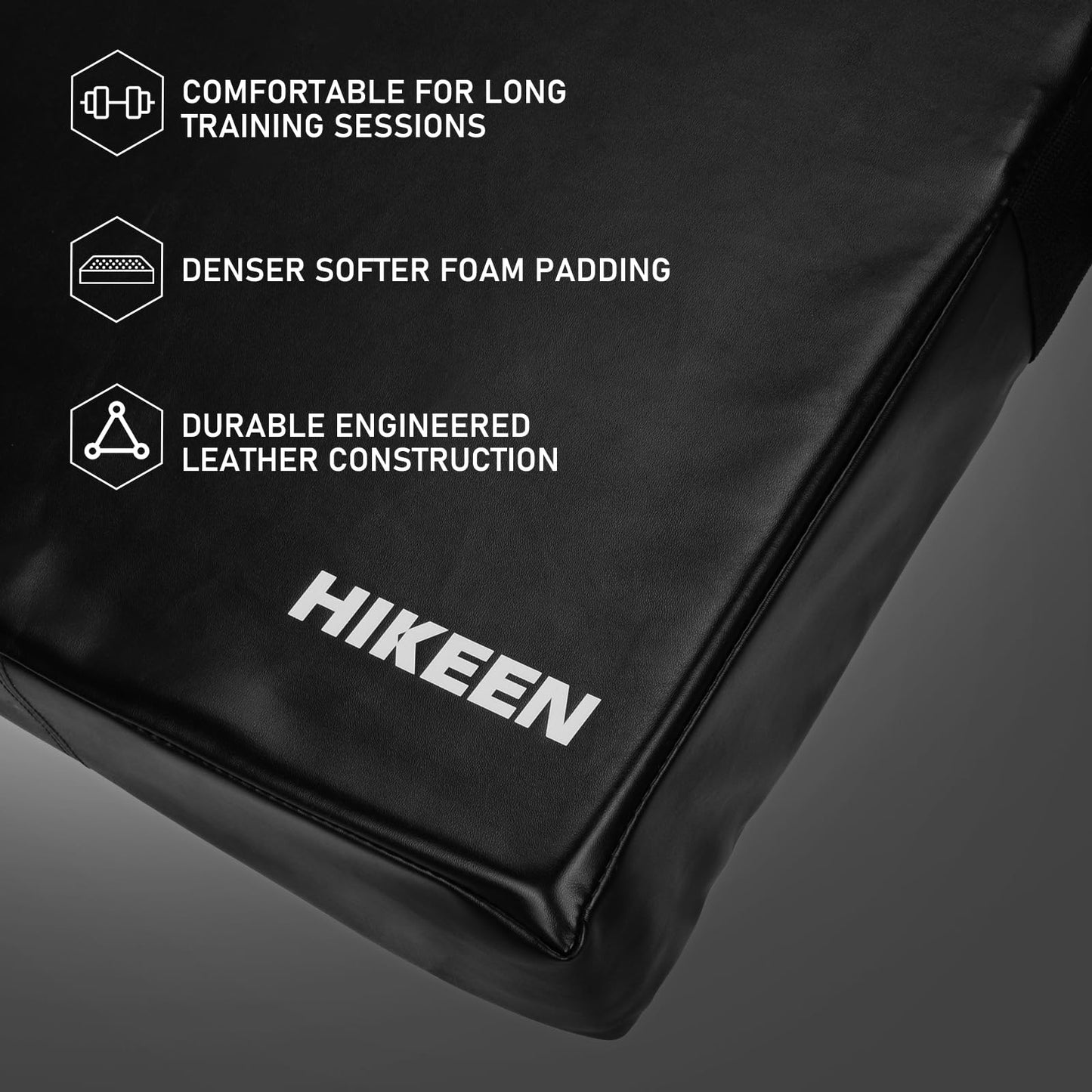 Hikeen Football Blocking Pad Training Equipment Denser Softer Foam Kick Pads for Football, Basketball, Hockey, Lacrosse Tackle Dummy - 24"x16" Kick Shield Pad with Handles (1PCS)