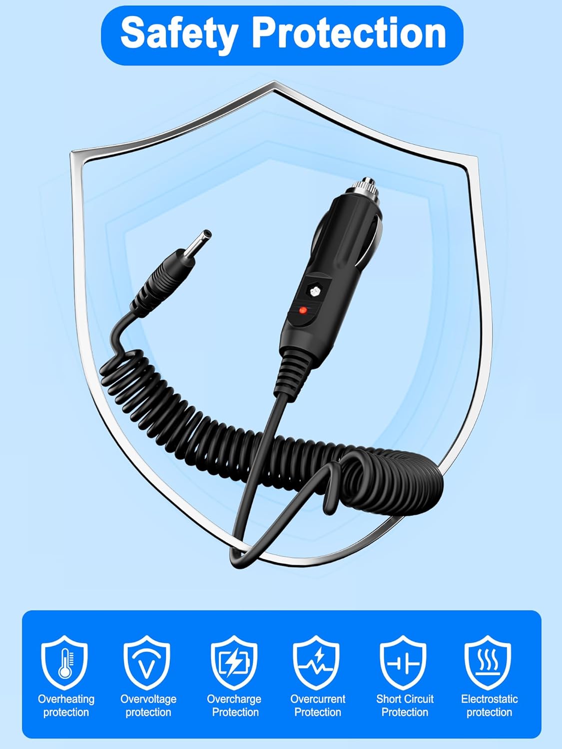 XWNV Car Charger Compatible with Flip Portable Wireless Bluetooth Speaker Boat Power
