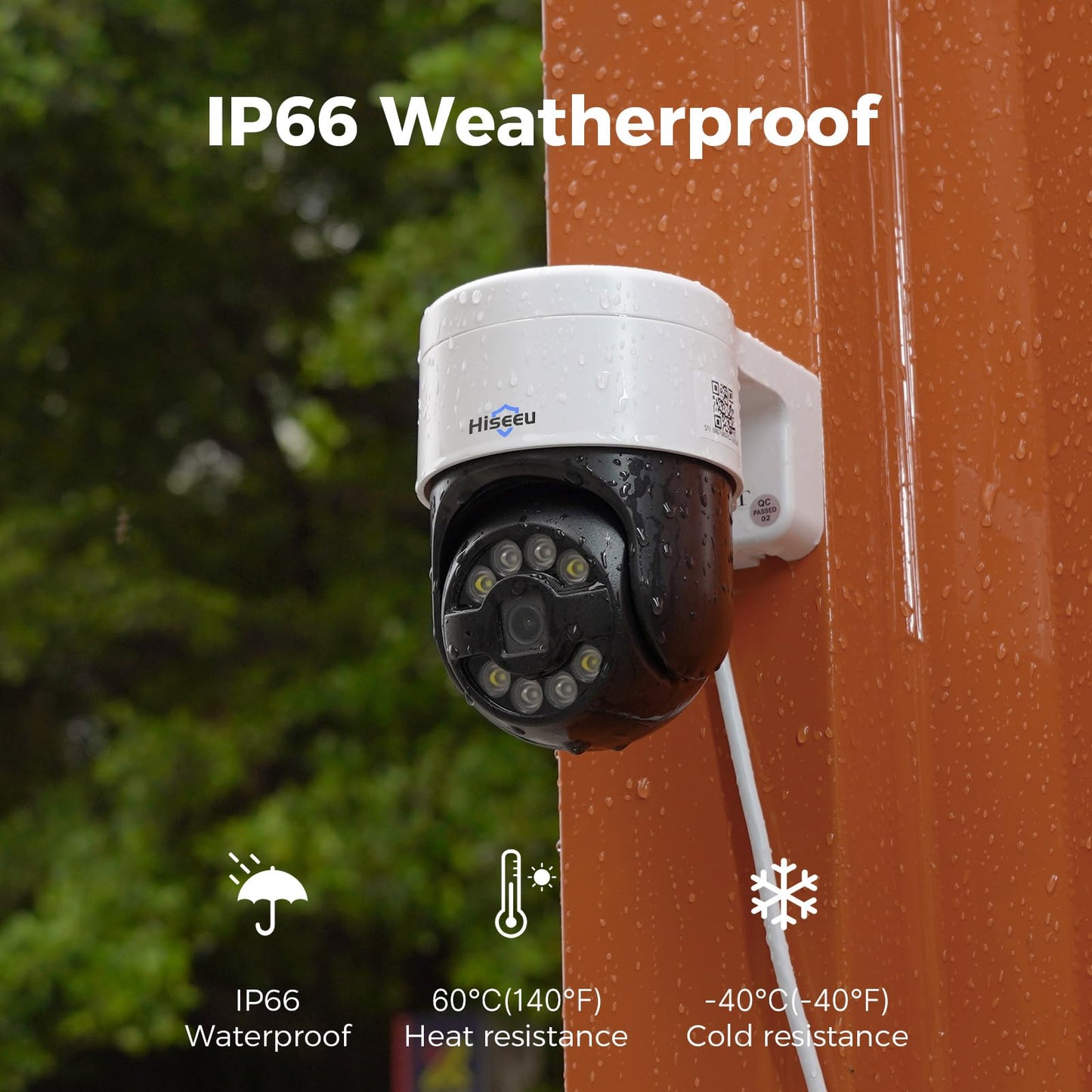 【Human Tracking+330° View】 Hiseeu 4K PoE Security Camera System,All-in-one 12" Monitor,8Pcs 5MP PoE PTZ Security Cameras for Home Security Outdoor,2-Way Audio,Color Night Vision,16CH Expandable